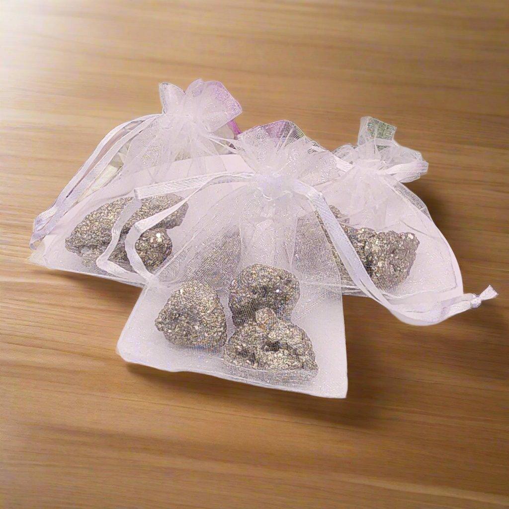 2 oz Raw Pyrite Stone Bags
