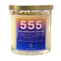 555 Angel Number Affirmation Candle