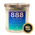 888 Angel Number Affirmation Candle