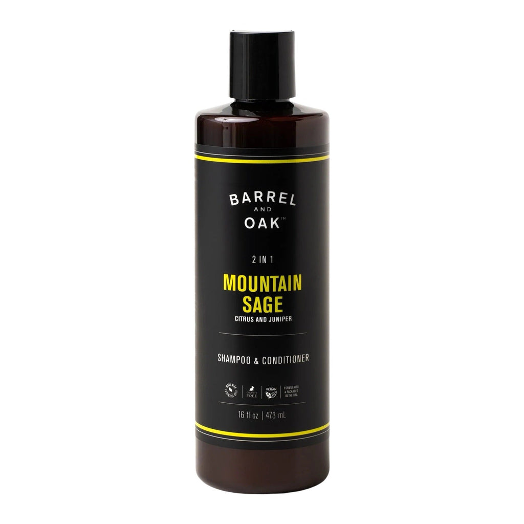 Barrel & Oak 2-in-1 Shampoo & Conditioner Mountain Sage