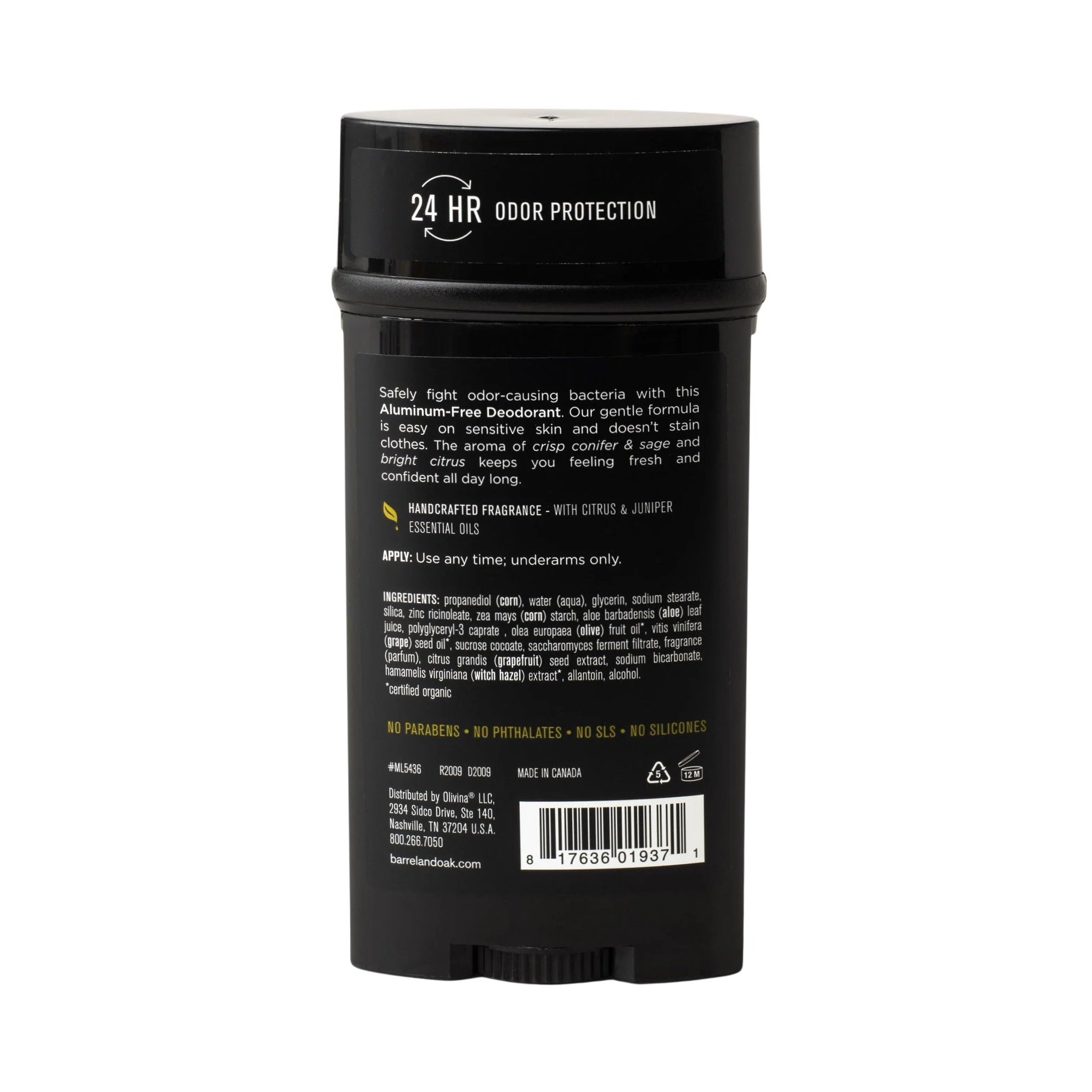 Barrel & Oak Aluminum-Free Deodorant Mountain Sage