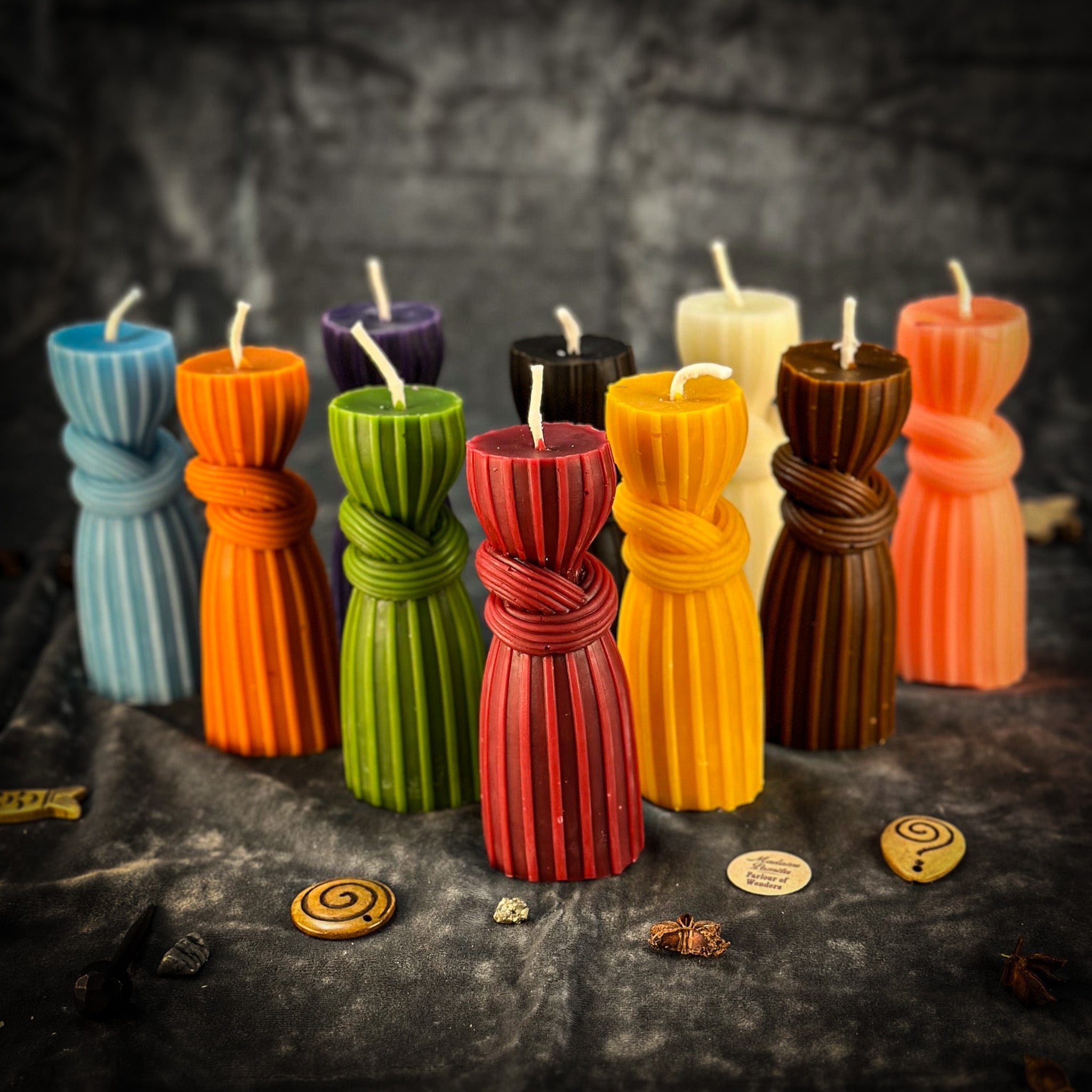 Beeswax Binding Knot Spell Candle