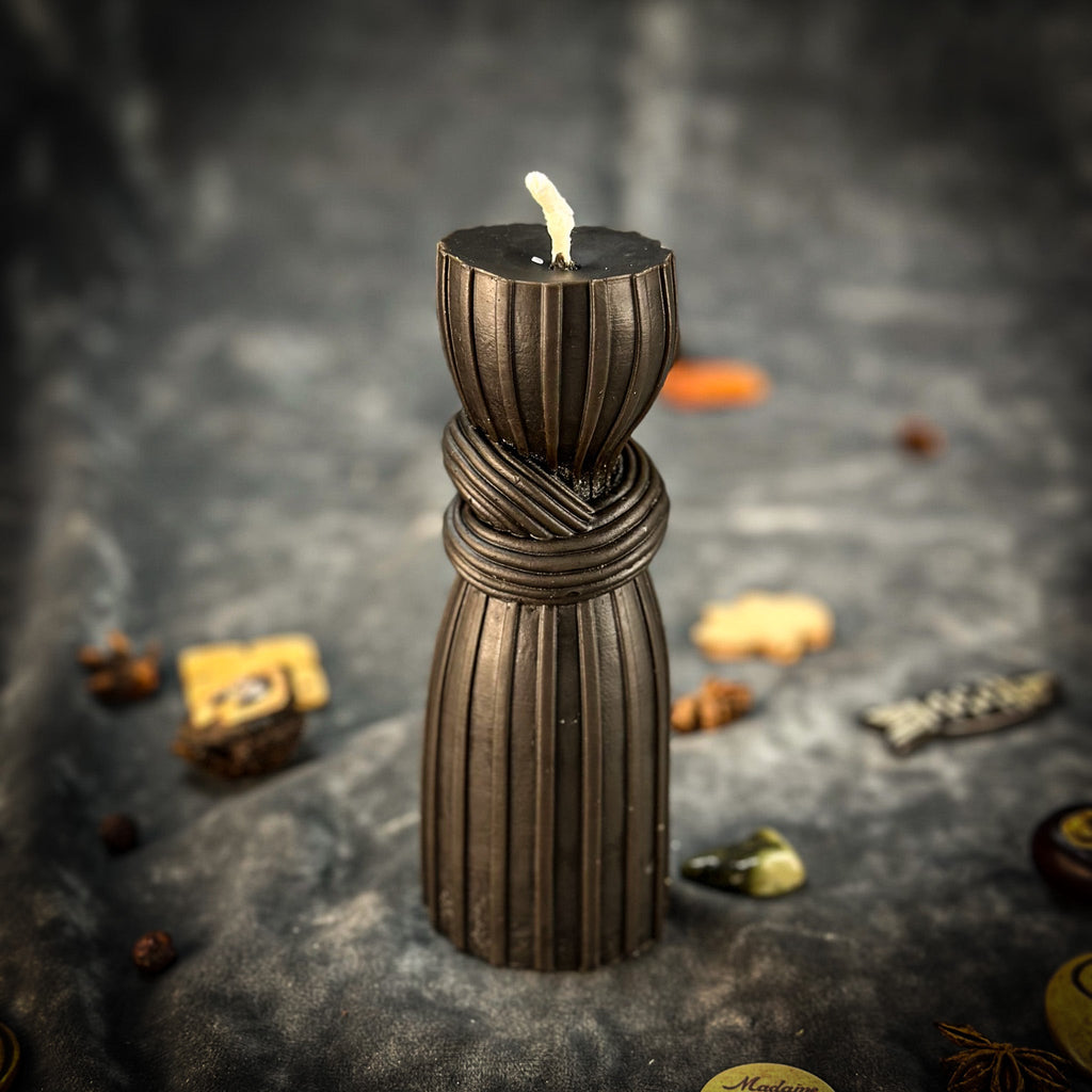 Beeswax Binding Knot Spell Candle