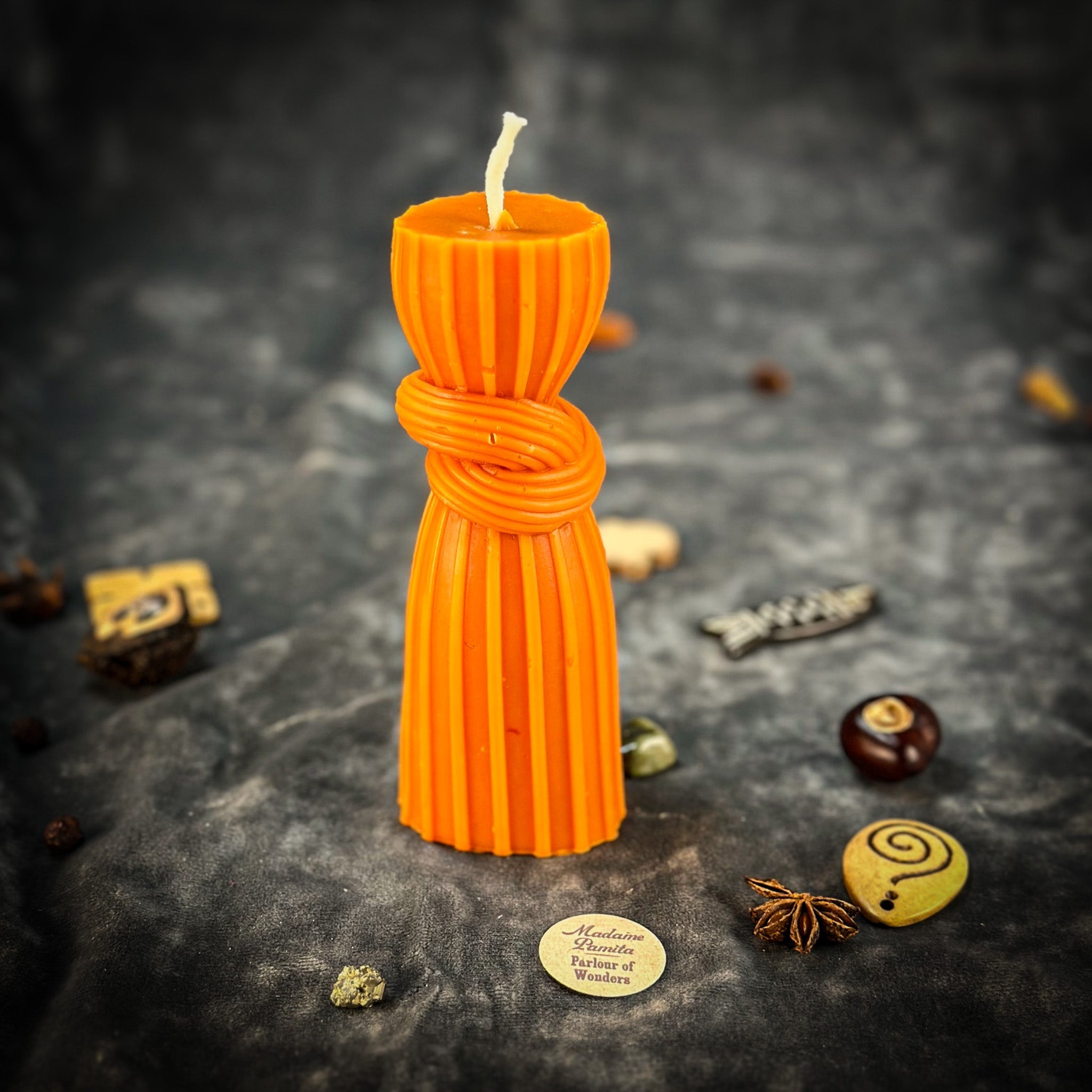 Beeswax Binding Knot Spell Candle