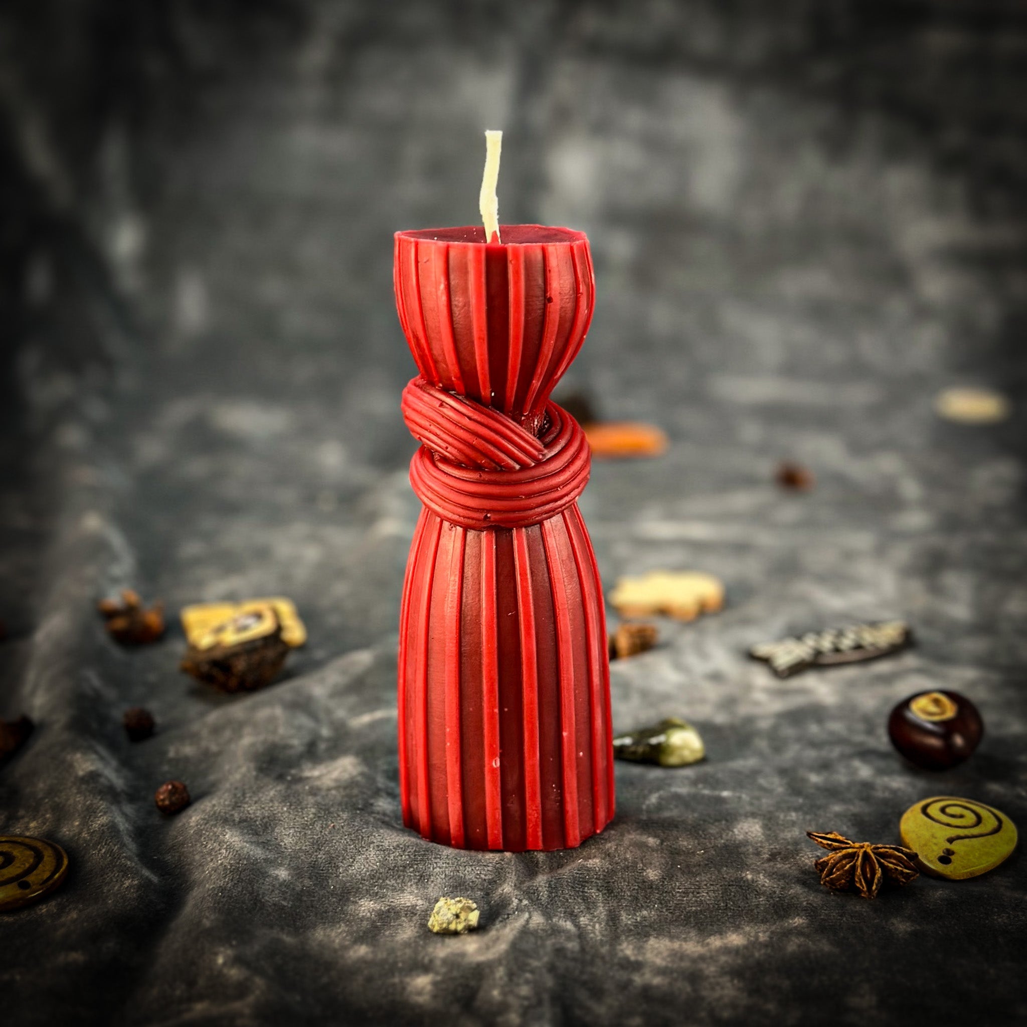 Beeswax Binding Knot Spell Candle