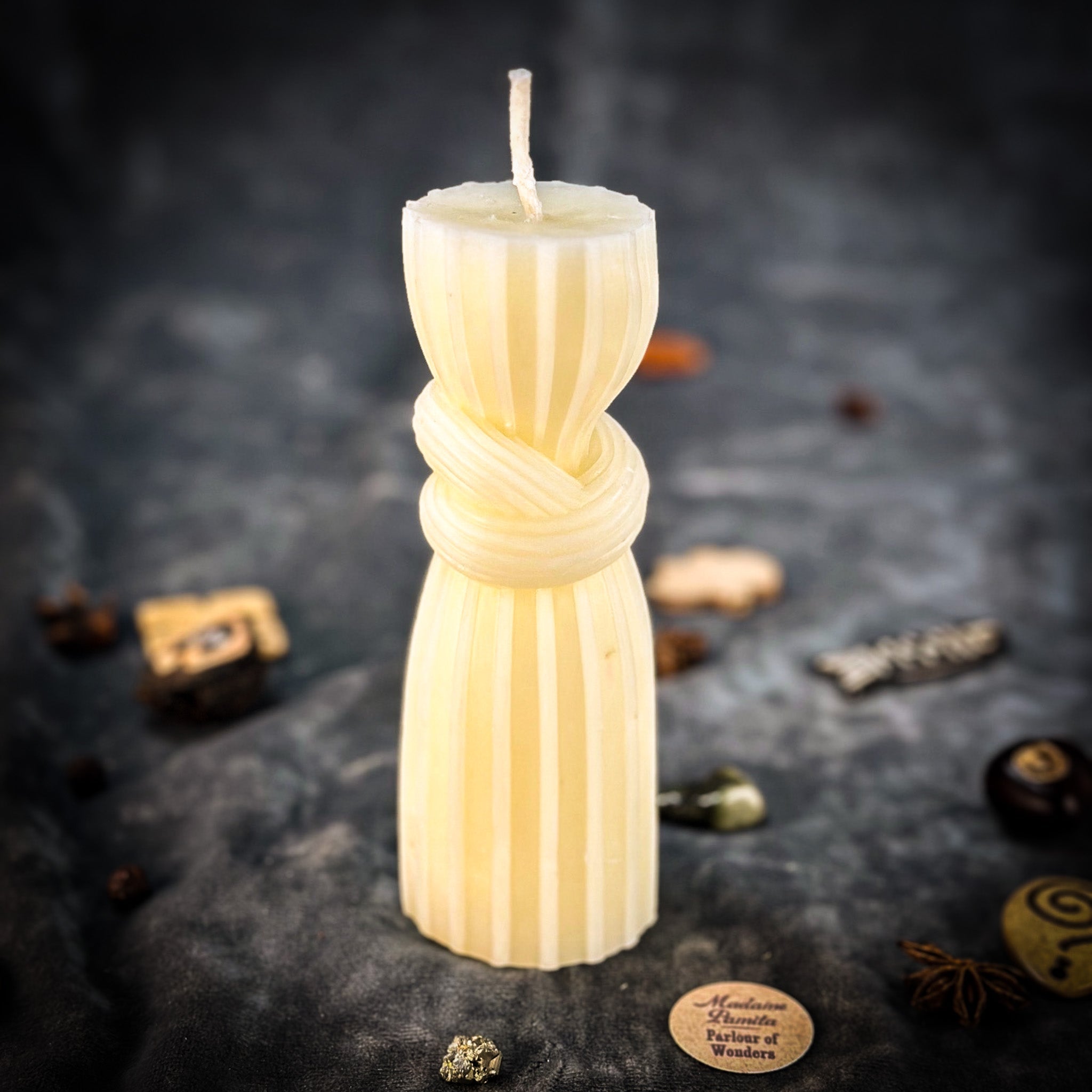 Beeswax Binding Knot Spell Candle