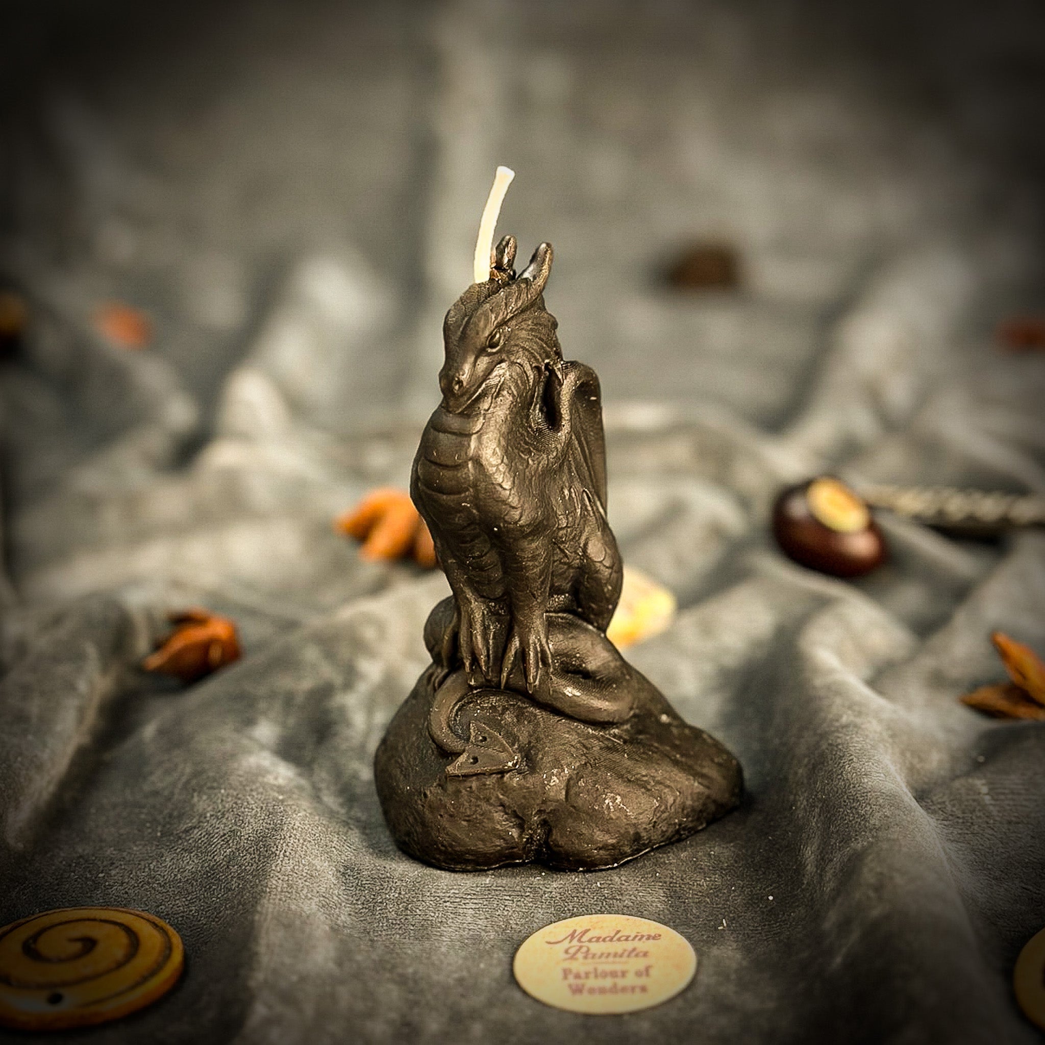 Beeswax Dragon of Protection Spell Candle