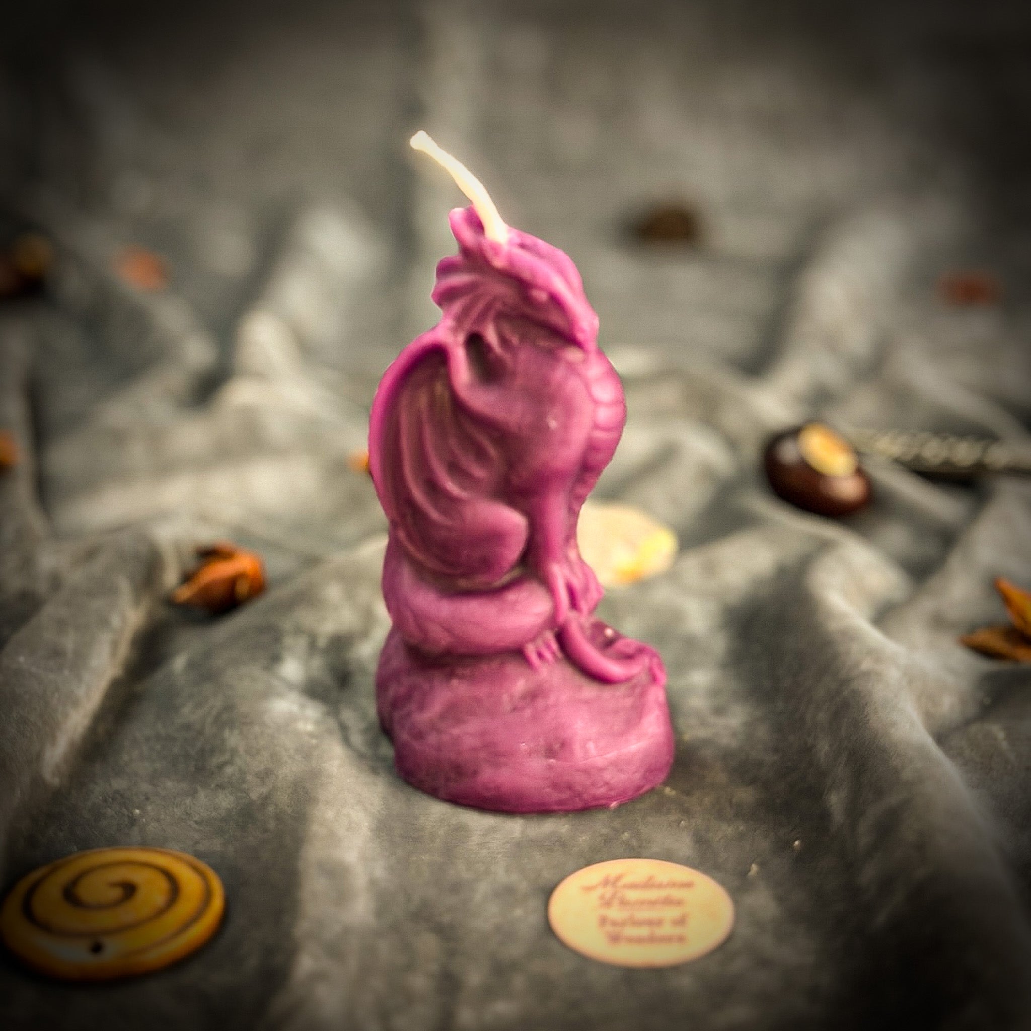 Beeswax Dragon of Protection Spell Candle