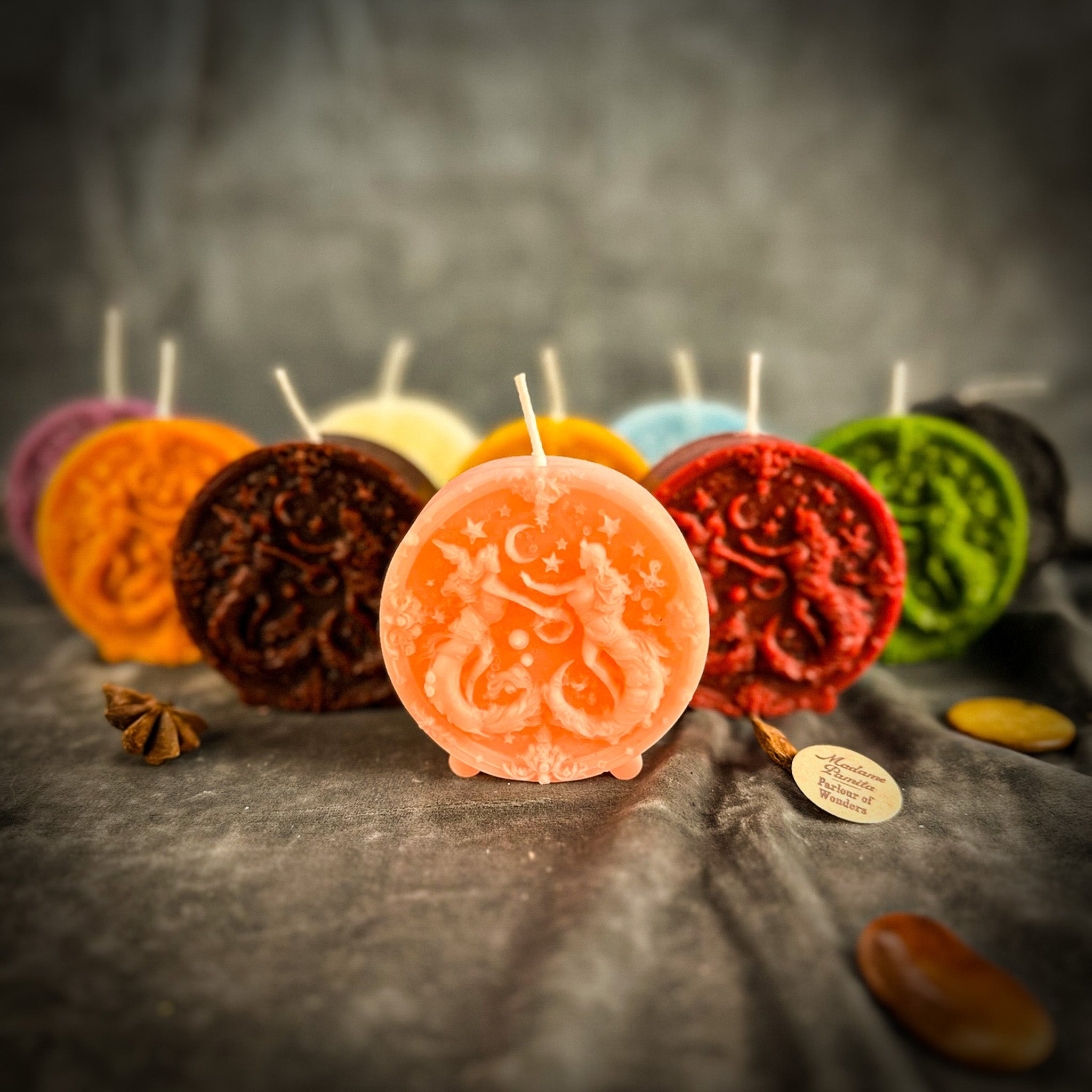 Beeswax Gemini Twins Zodiac Spell Candle