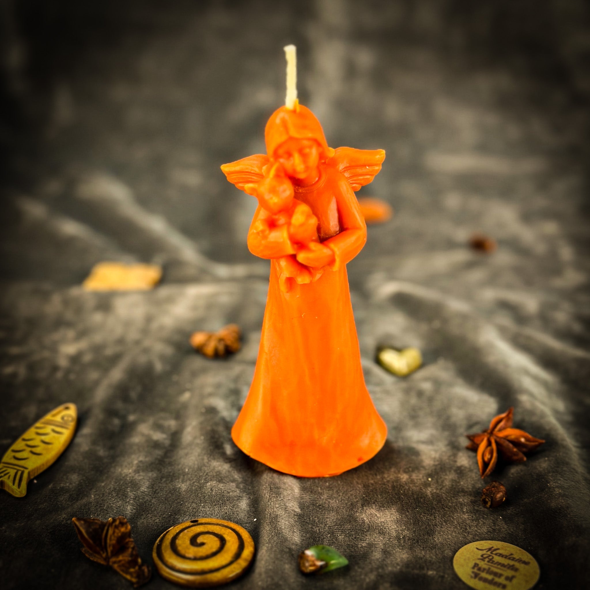Beeswax Cat Guardian Spirit Spell Candle