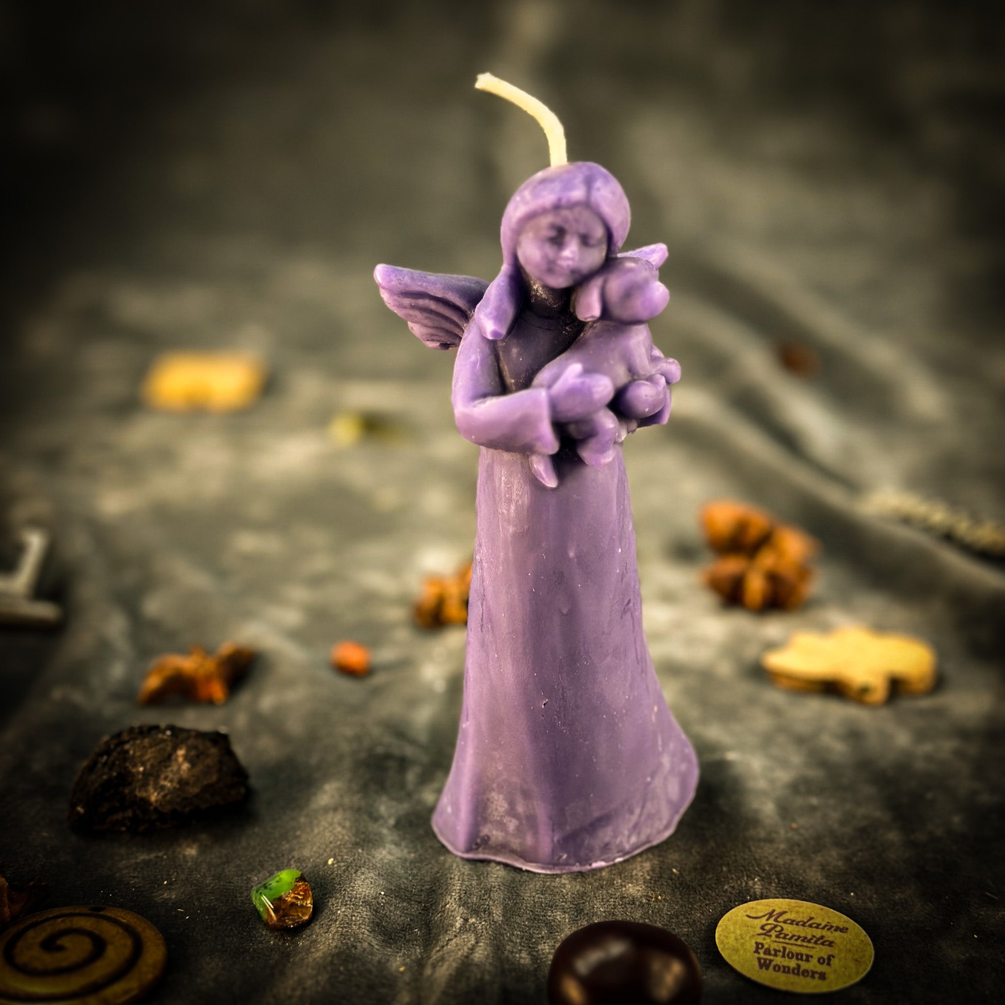 Beeswax Dog Guardian Spirit Spell Candle