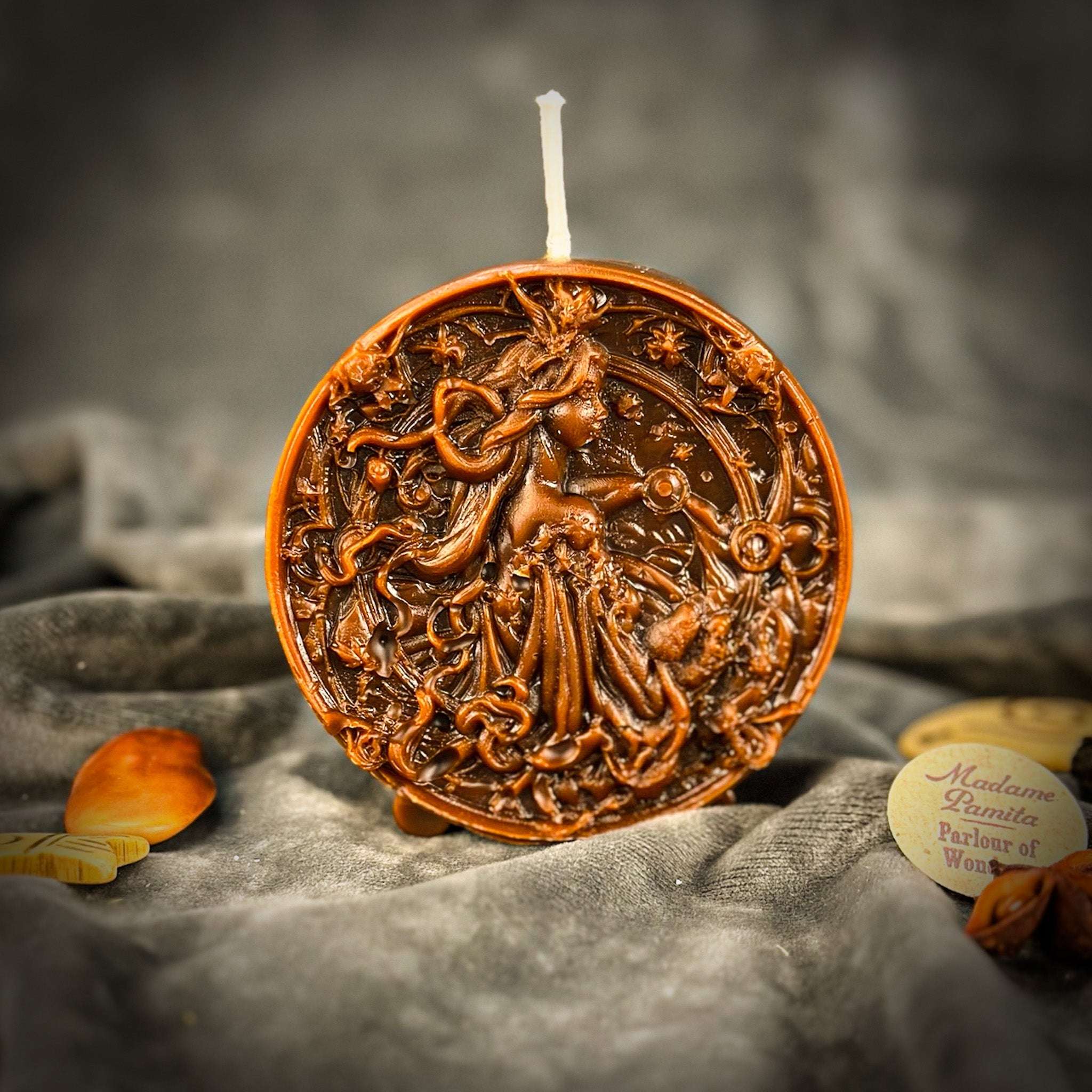 Beeswax Libra Scales Zodiac Spell Candle