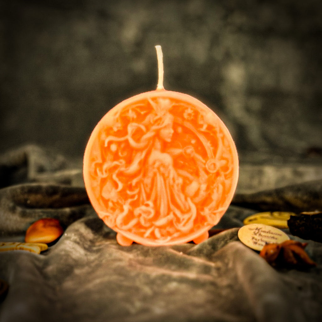 Beeswax Libra Scales Zodiac Spell Candle