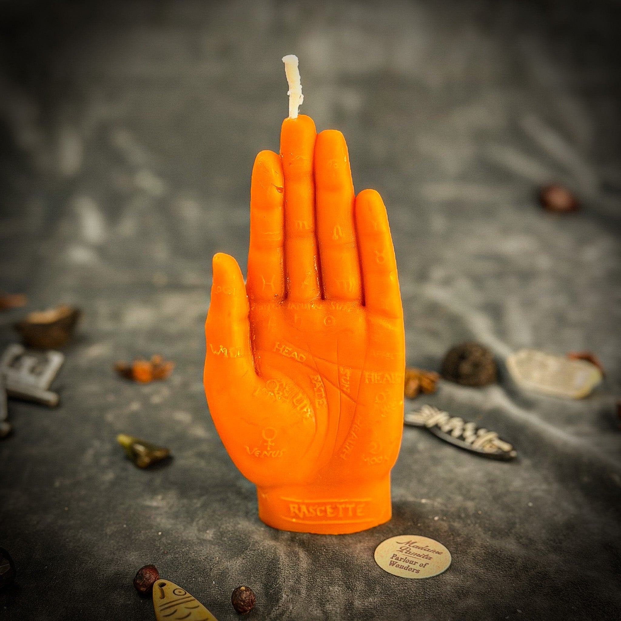 Beeswax Hand of Fate Spell Candle