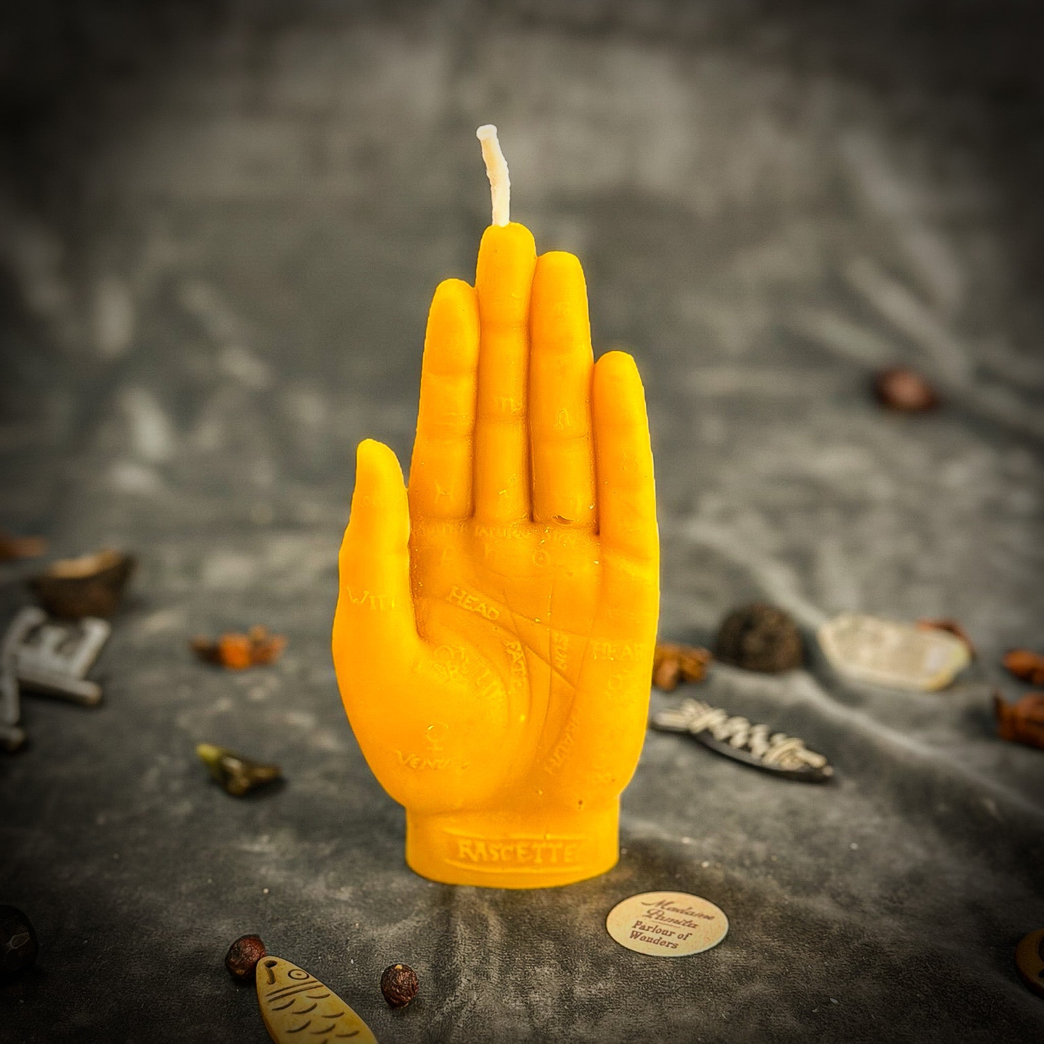 Beeswax Hand of Fate Spell Candle