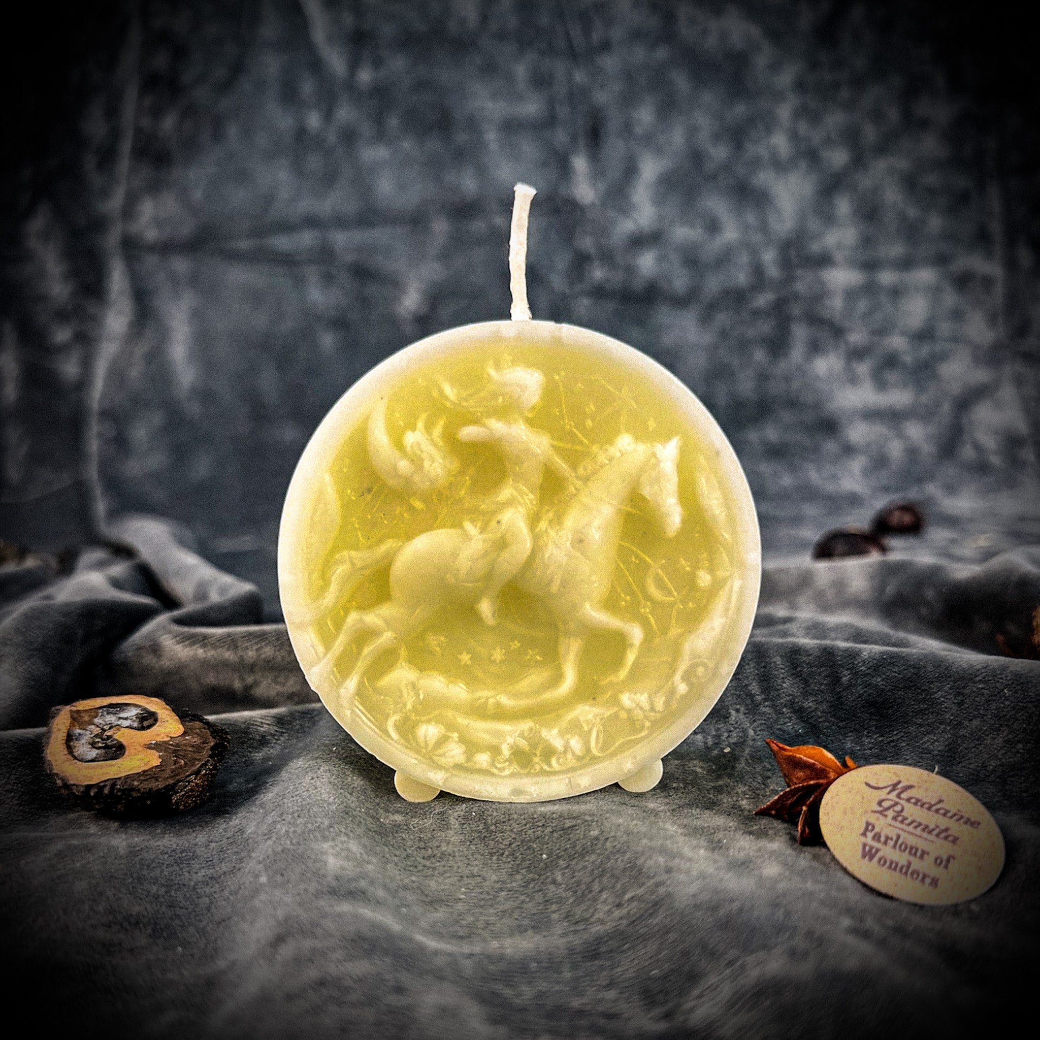 Beeswax Sagittarius Archer Zodiac Spell Candle