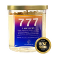 777 Angel Number Affirmation Candle