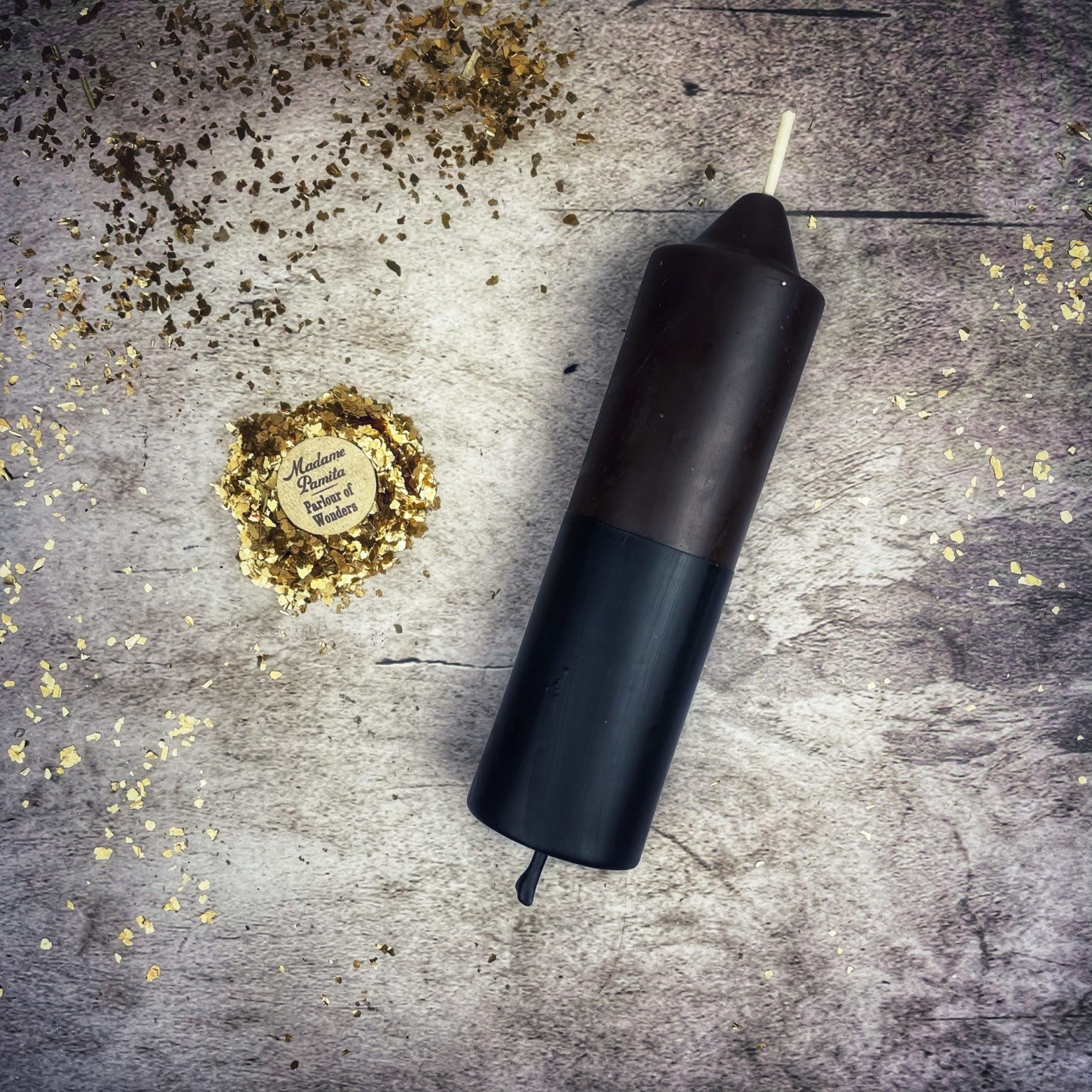 Beeswax Double Action Reversing Spell Candle - Protection & Curse Reversal Magic