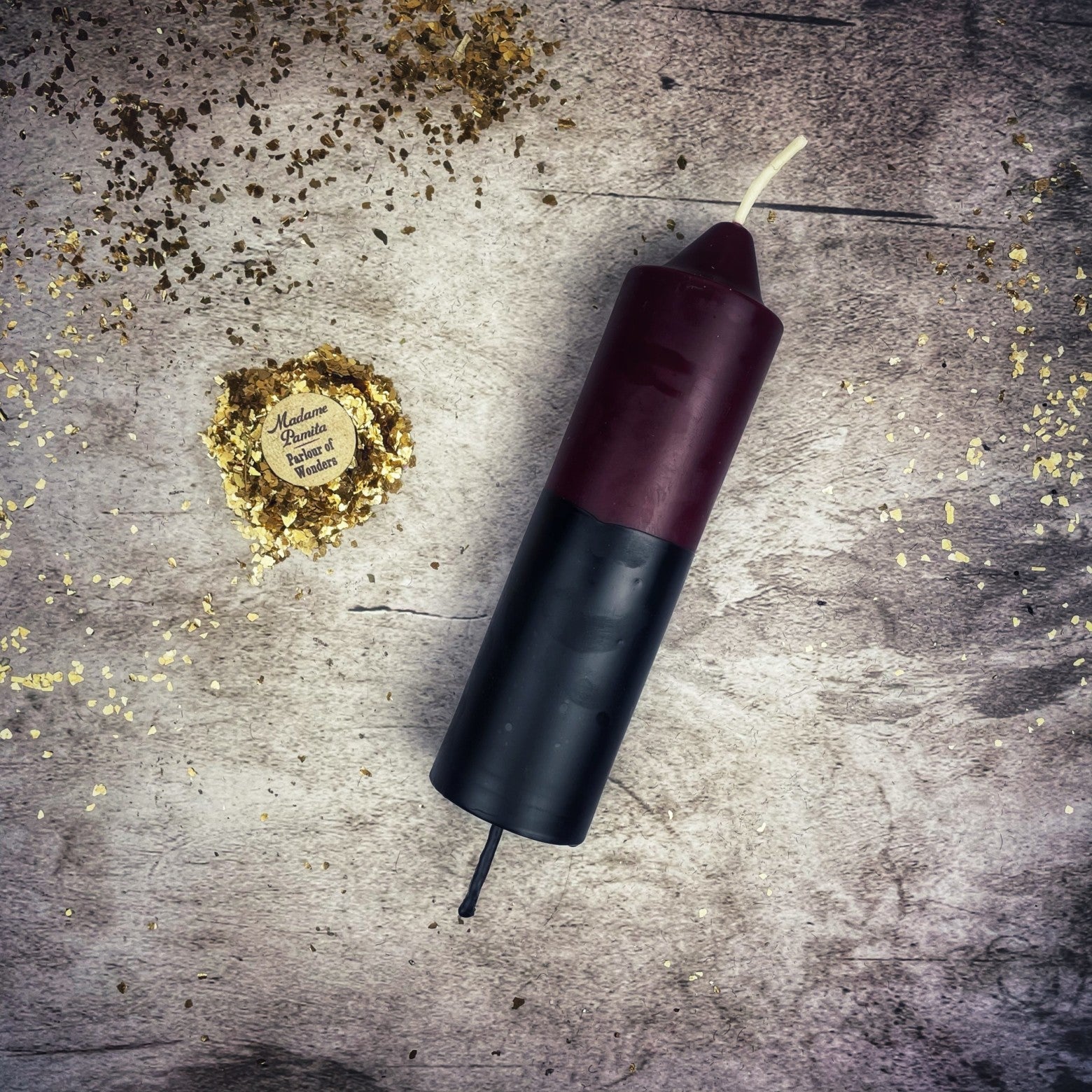 Beeswax Double Action Reversing Spell Candle - Protection & Curse Reversal Magic