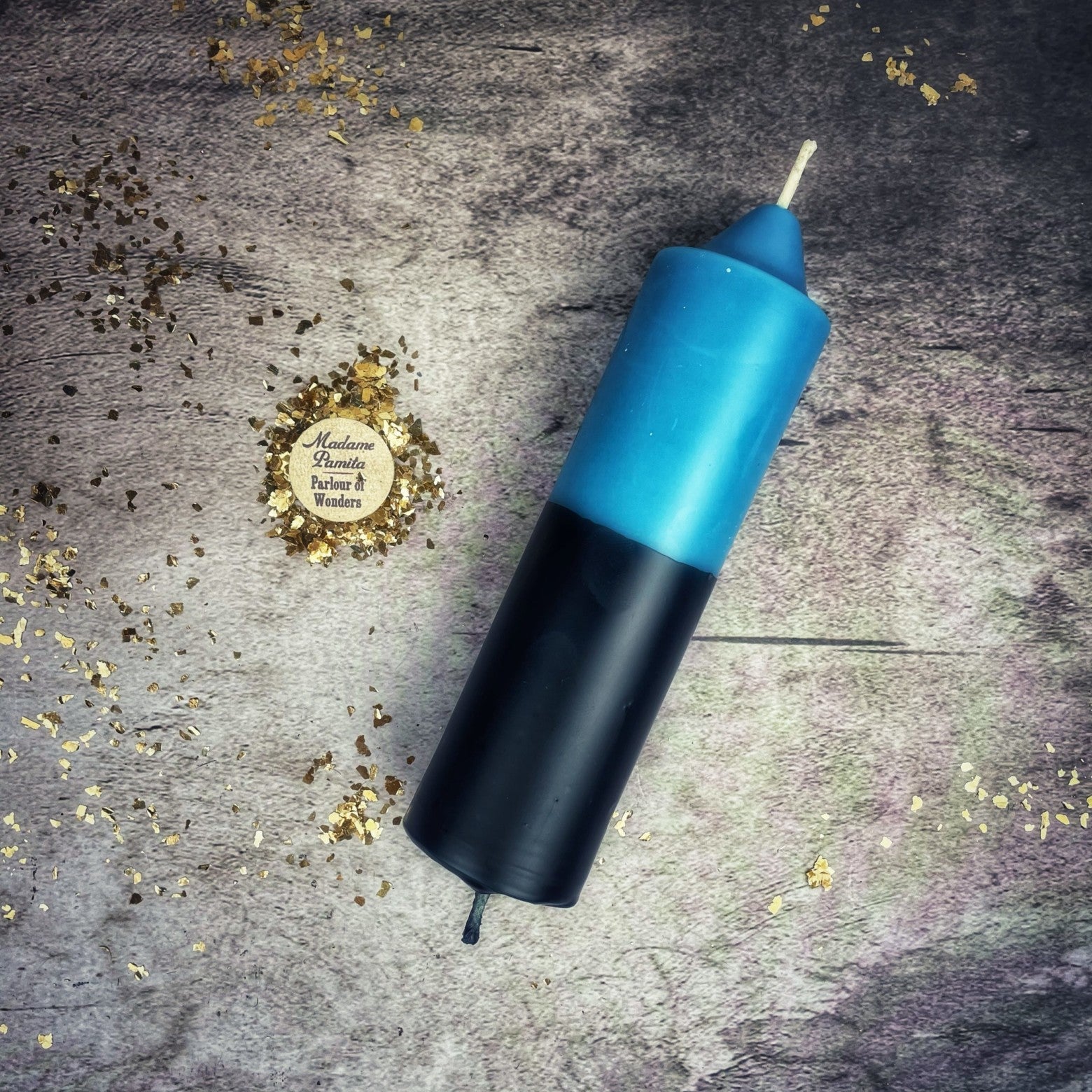 Beeswax Double Action Reversing Spell Candle - Protection & Curse Reversal Magic