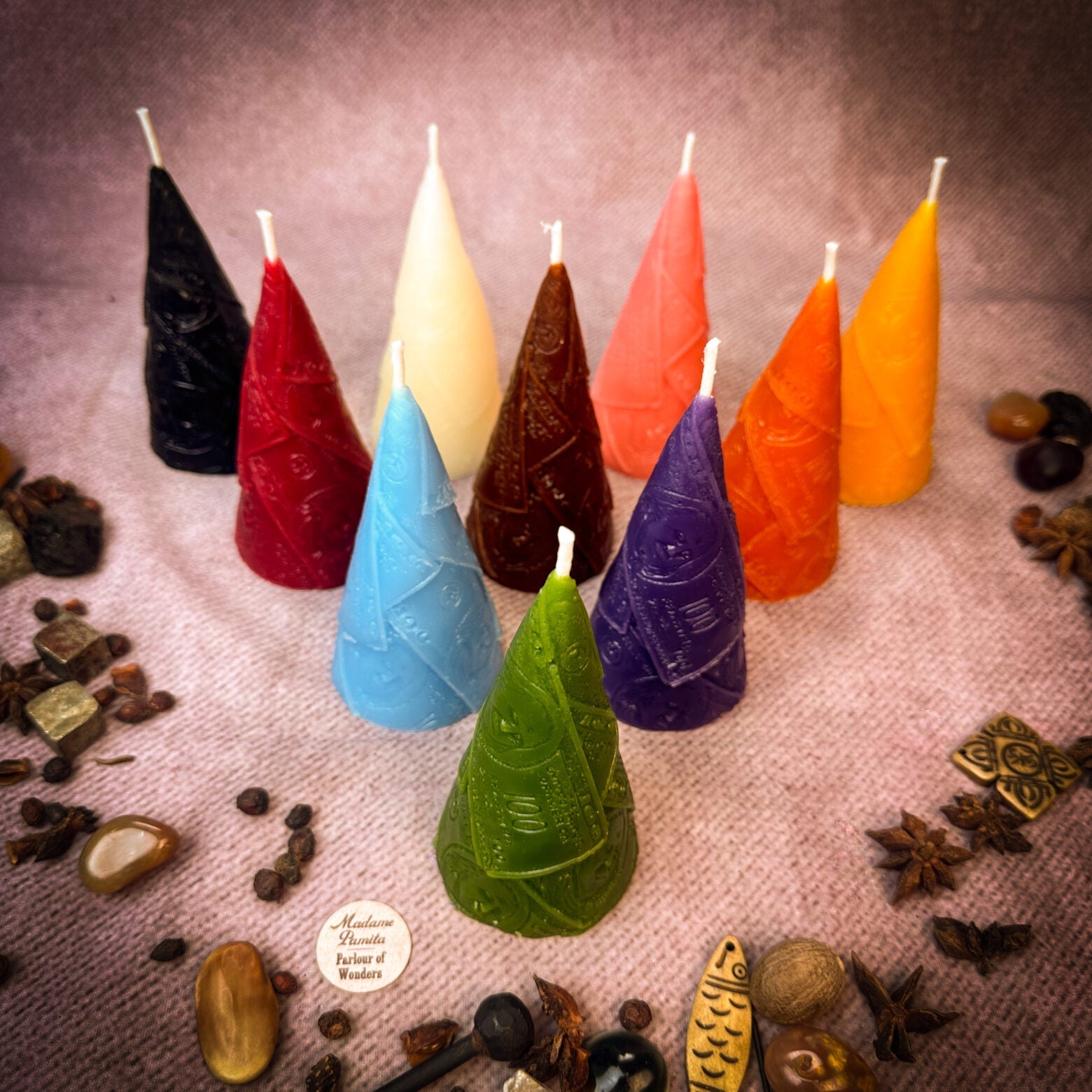 Beeswax Money Maker Spell Candle