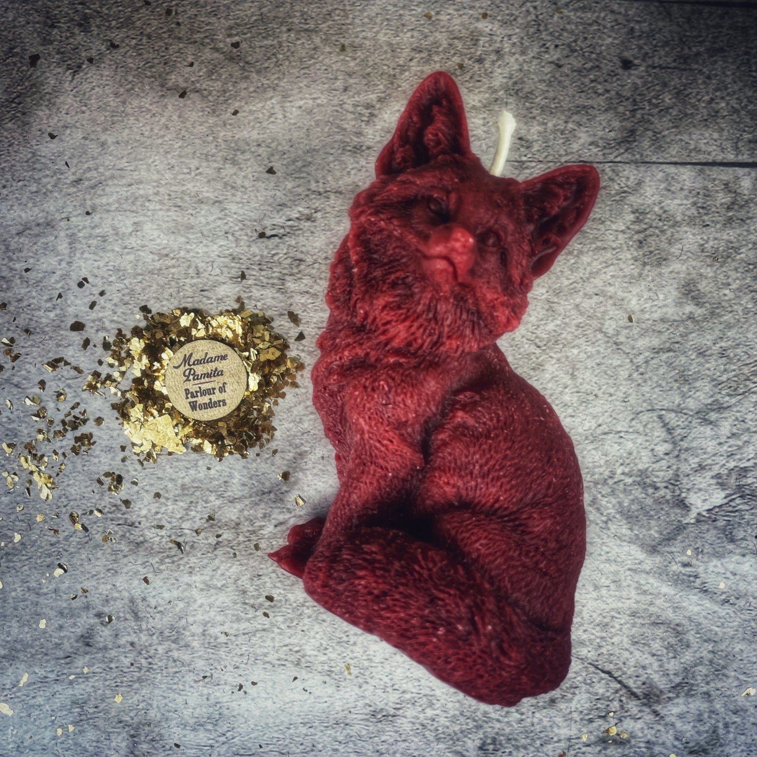 Beeswax Fast Fox Spell Candle - Quick Results & Cunning Magic