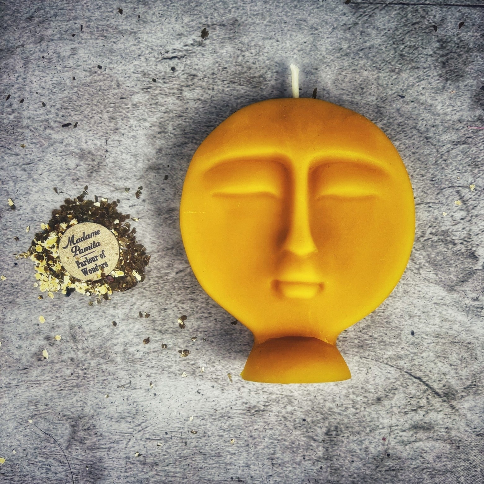 Beeswax Ancestor Spirit Spell Candle - Ancestral Guidance & Protection Magic