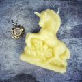 Beeswax Enchanted Unicorn Spell Candle - Manifestation & Wishes Magic