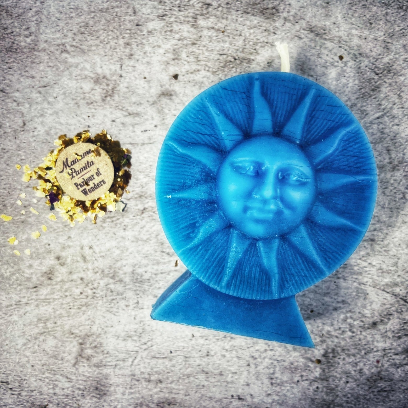 Beeswax Bright Sun Spell Candle - Success, Fame & Radiant Energy Magic