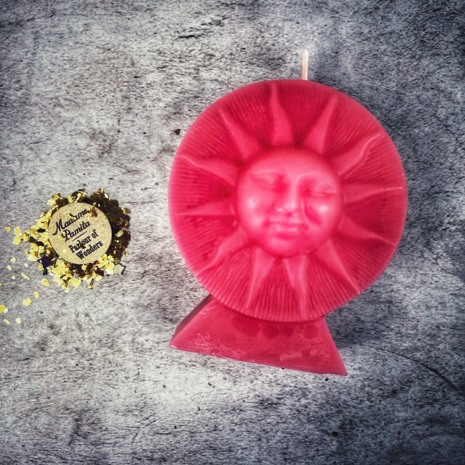 Beeswax Bright Sun Spell Candle - Success, Fame & Radiant Energy Magic