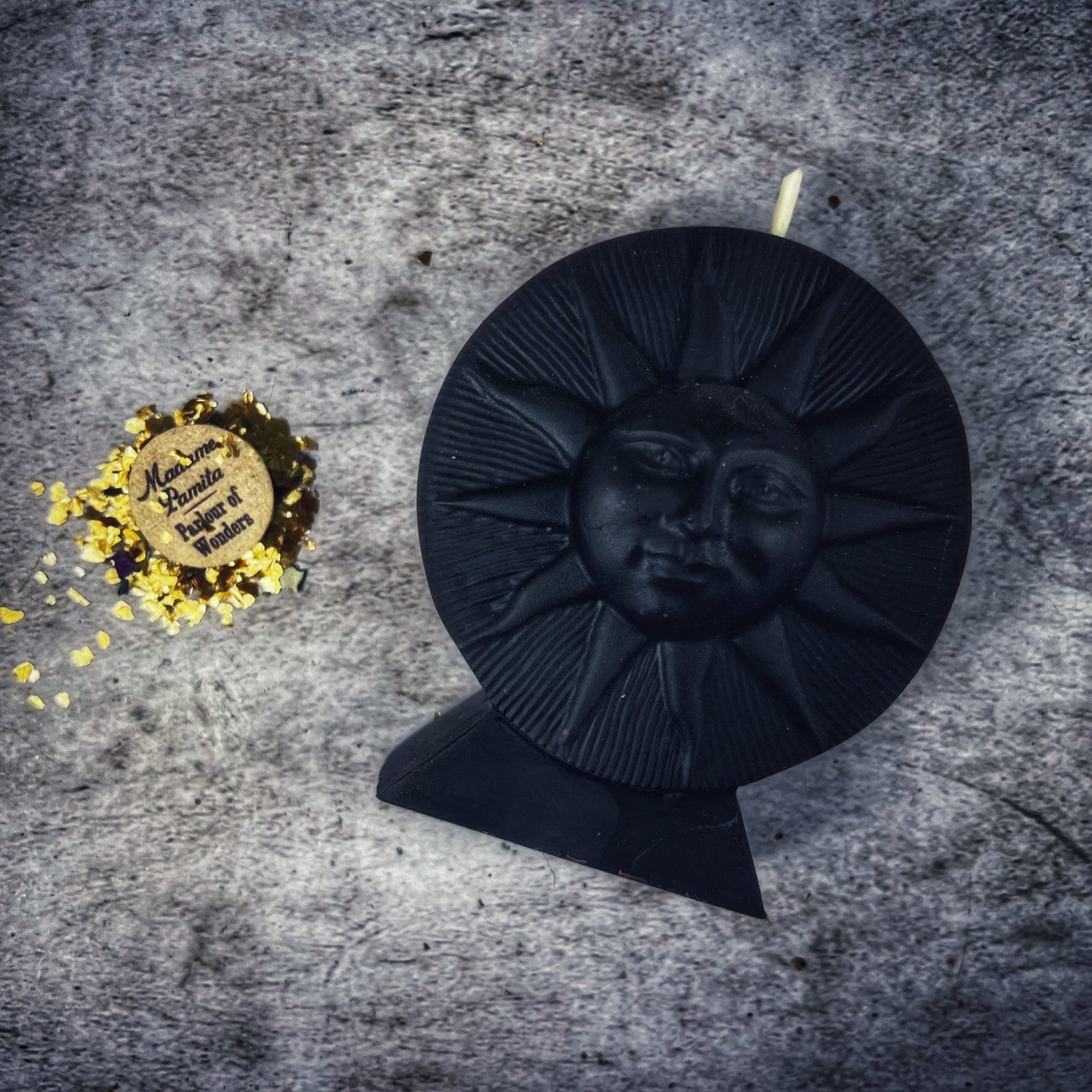 Beeswax Bright Sun Spell Candle - Success, Fame & Radiant Energy Magic