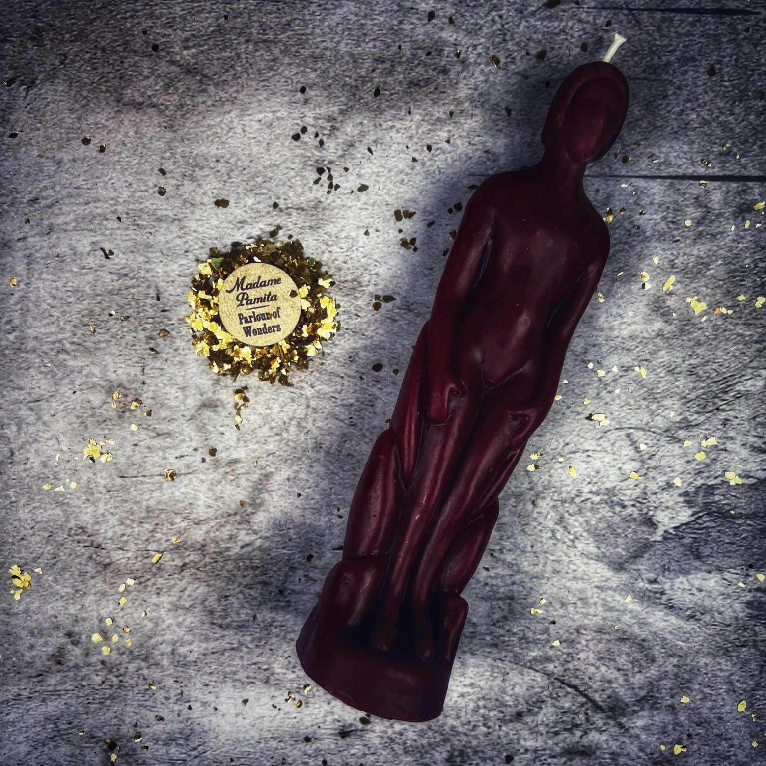 Beeswax Human Figural Spell Candle - Personal Empowerment & Intention Magic