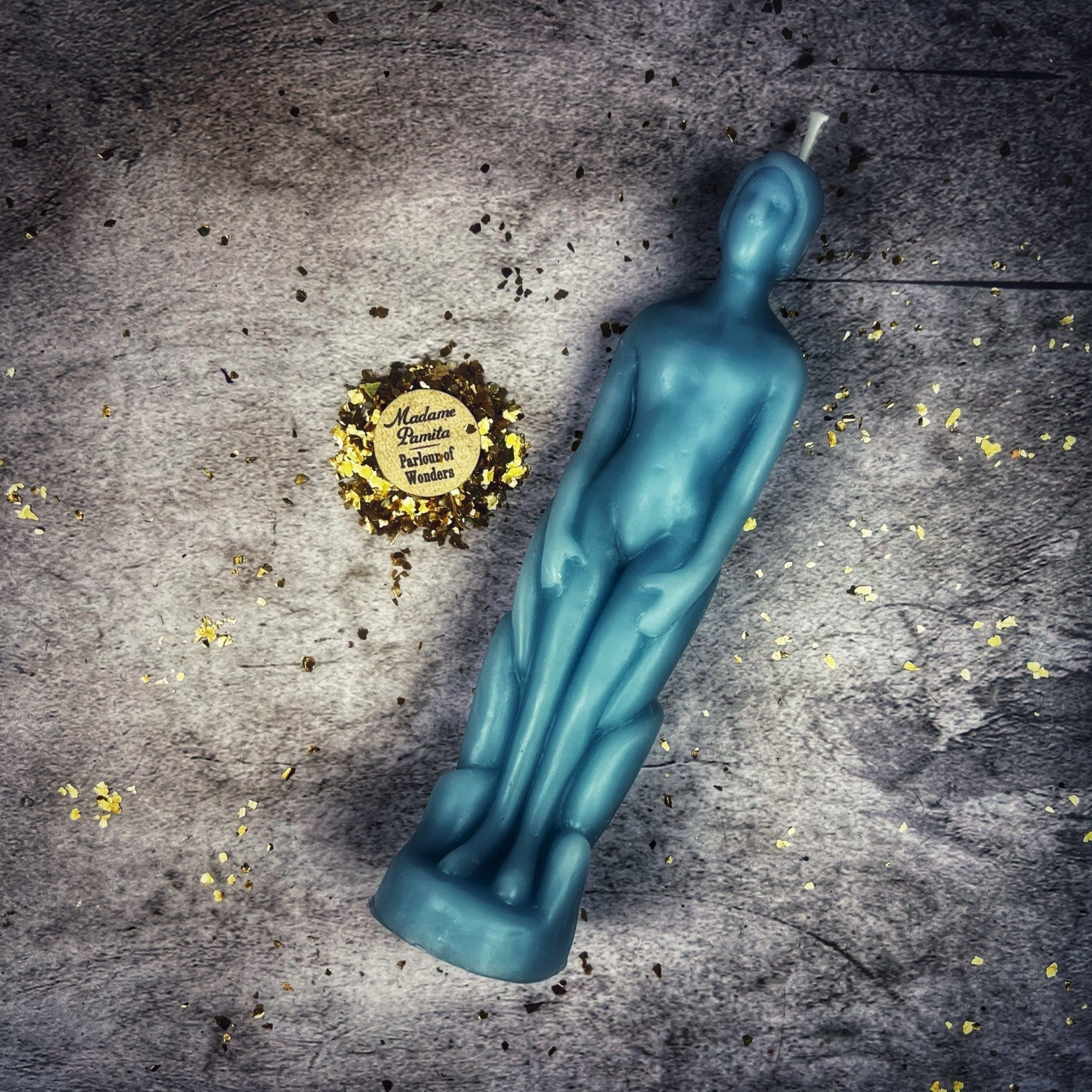 Beeswax Human Figural Spell Candle - Personal Empowerment & Intention Magic