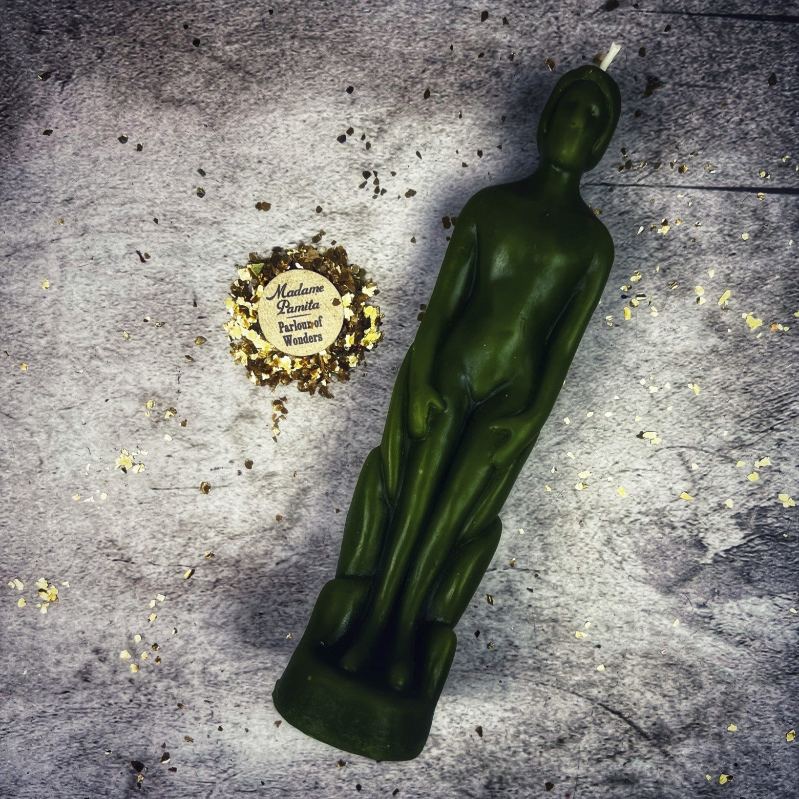 Beeswax Human Figural Spell Candle - Personal Empowerment & Intention Magic