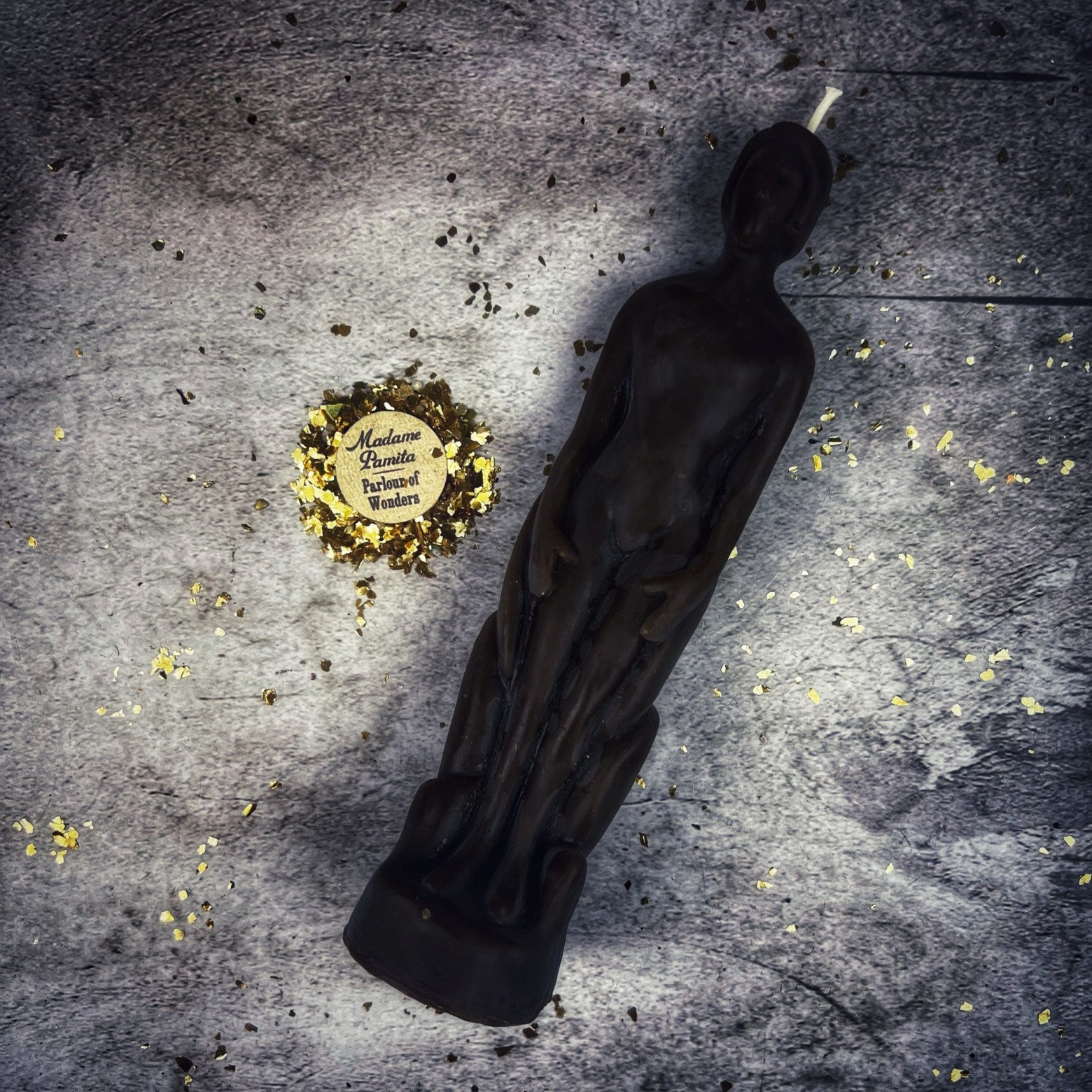 Beeswax Human Figural Spell Candle - Personal Empowerment & Intention Magic