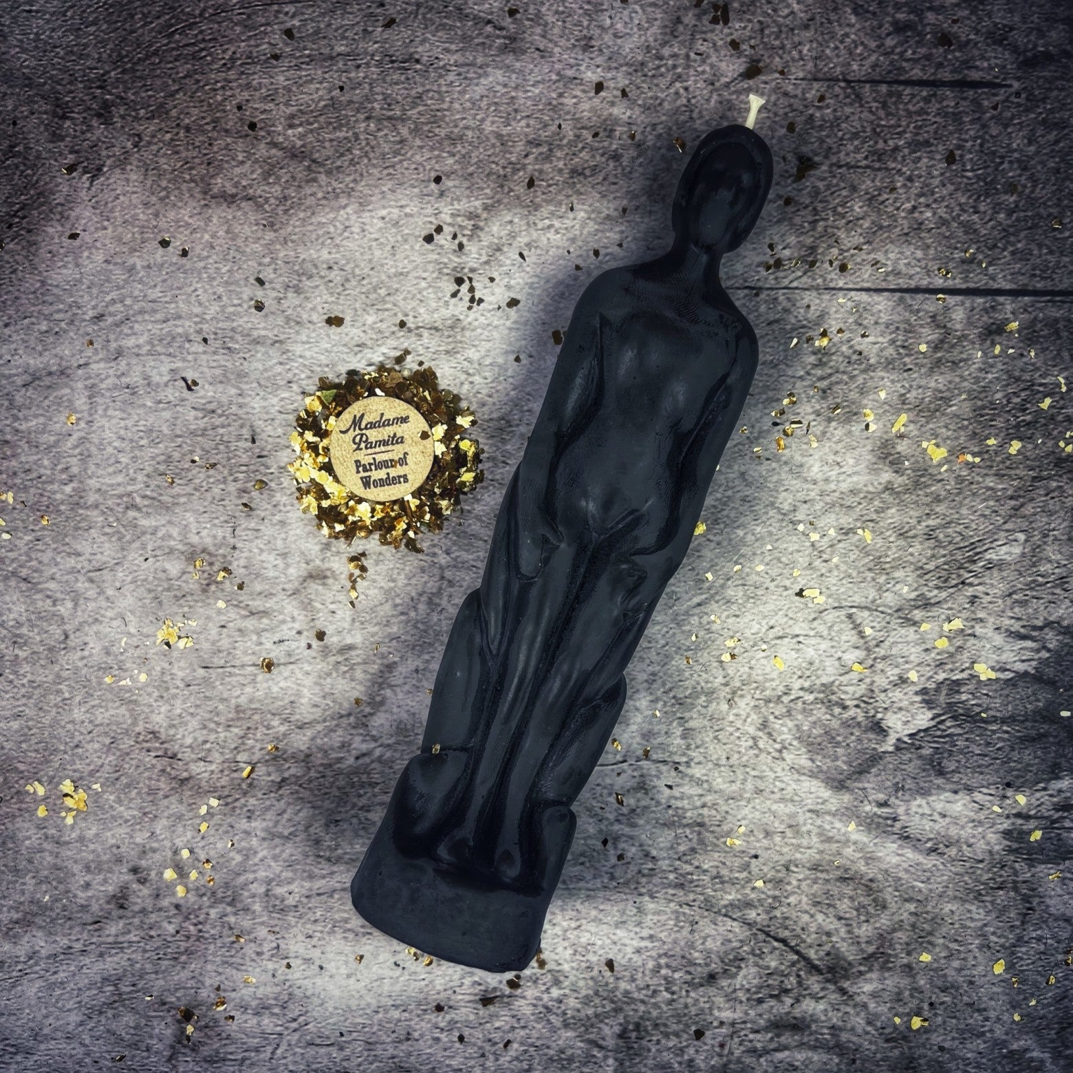 Beeswax Human Figural Spell Candle - Personal Empowerment & Intention Magic