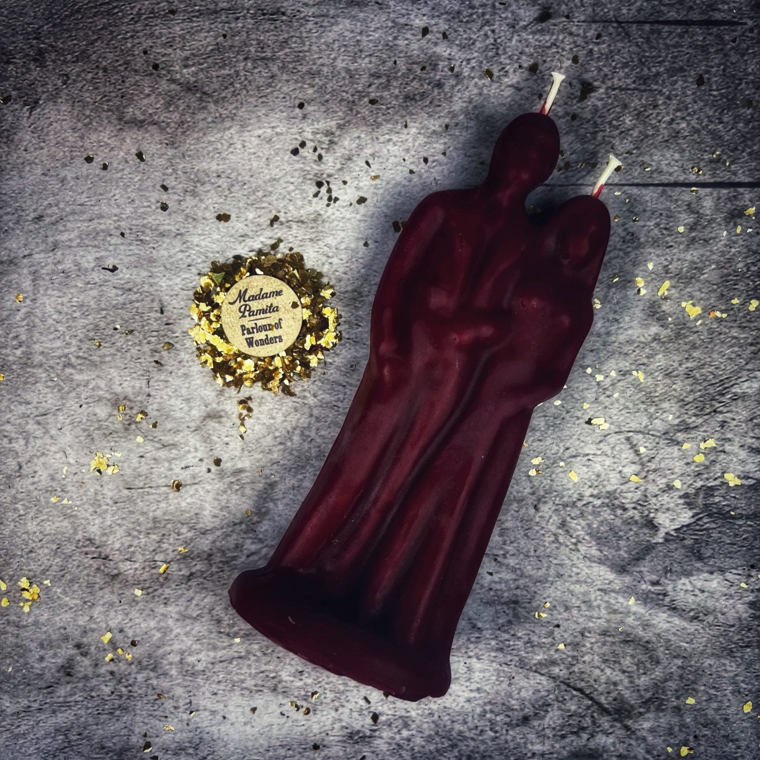 Beeswax Happy Marriage Spell Candle - Commitment & Union Magic