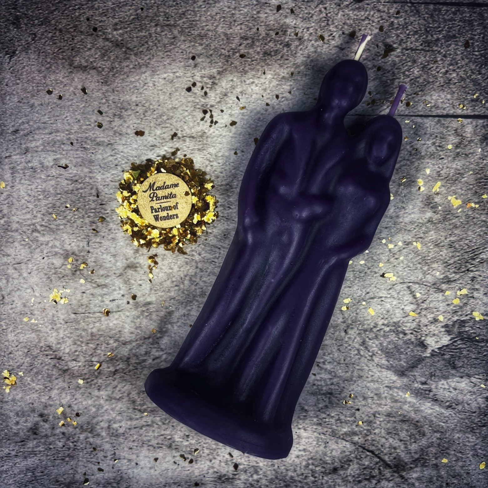 Beeswax Happy Marriage Spell Candle - Commitment & Union Magic