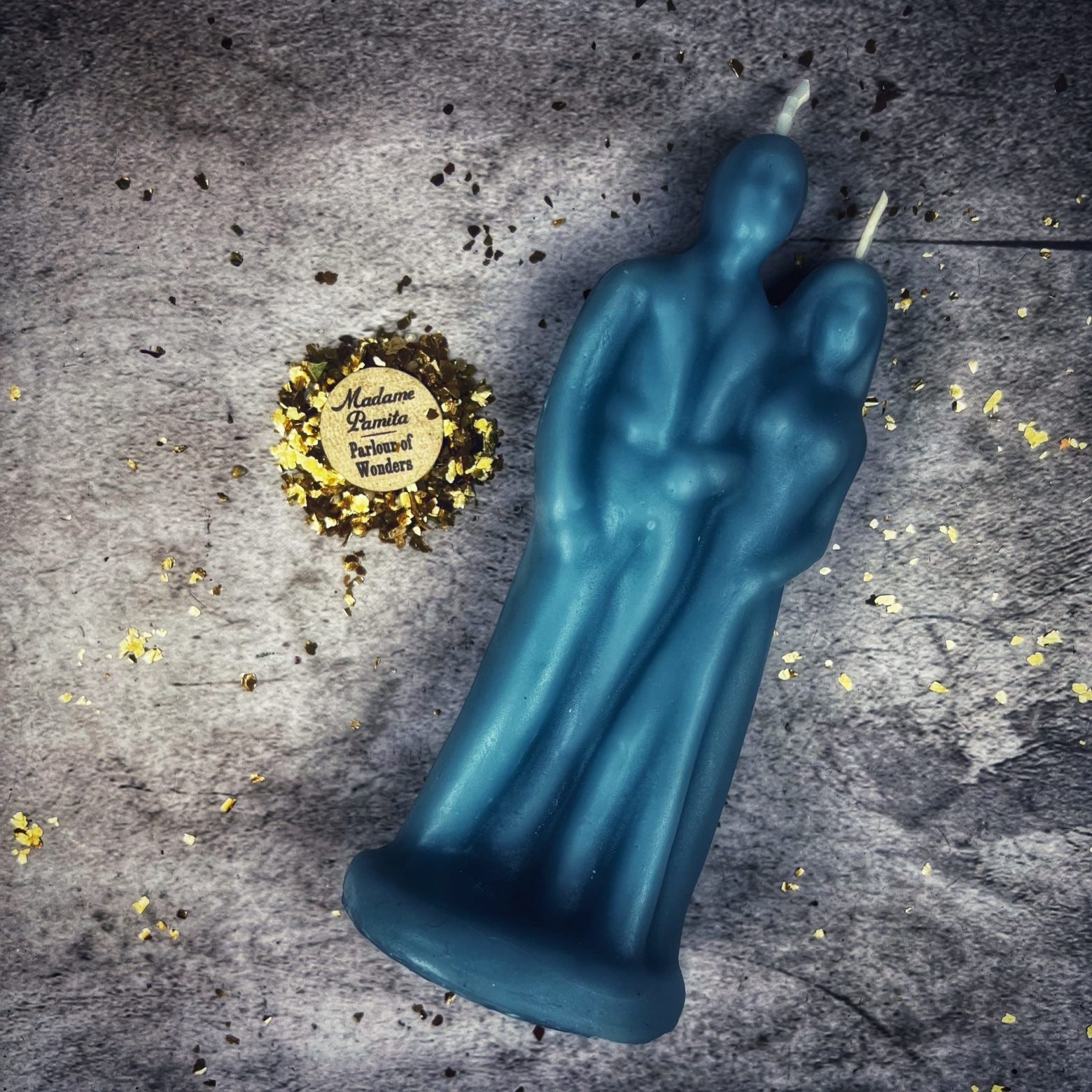 Beeswax Happy Marriage Spell Candle - Commitment & Union Magic