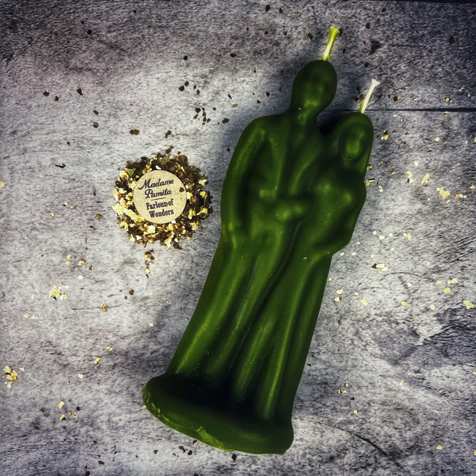 Beeswax Happy Marriage Spell Candle - Commitment & Union Magic