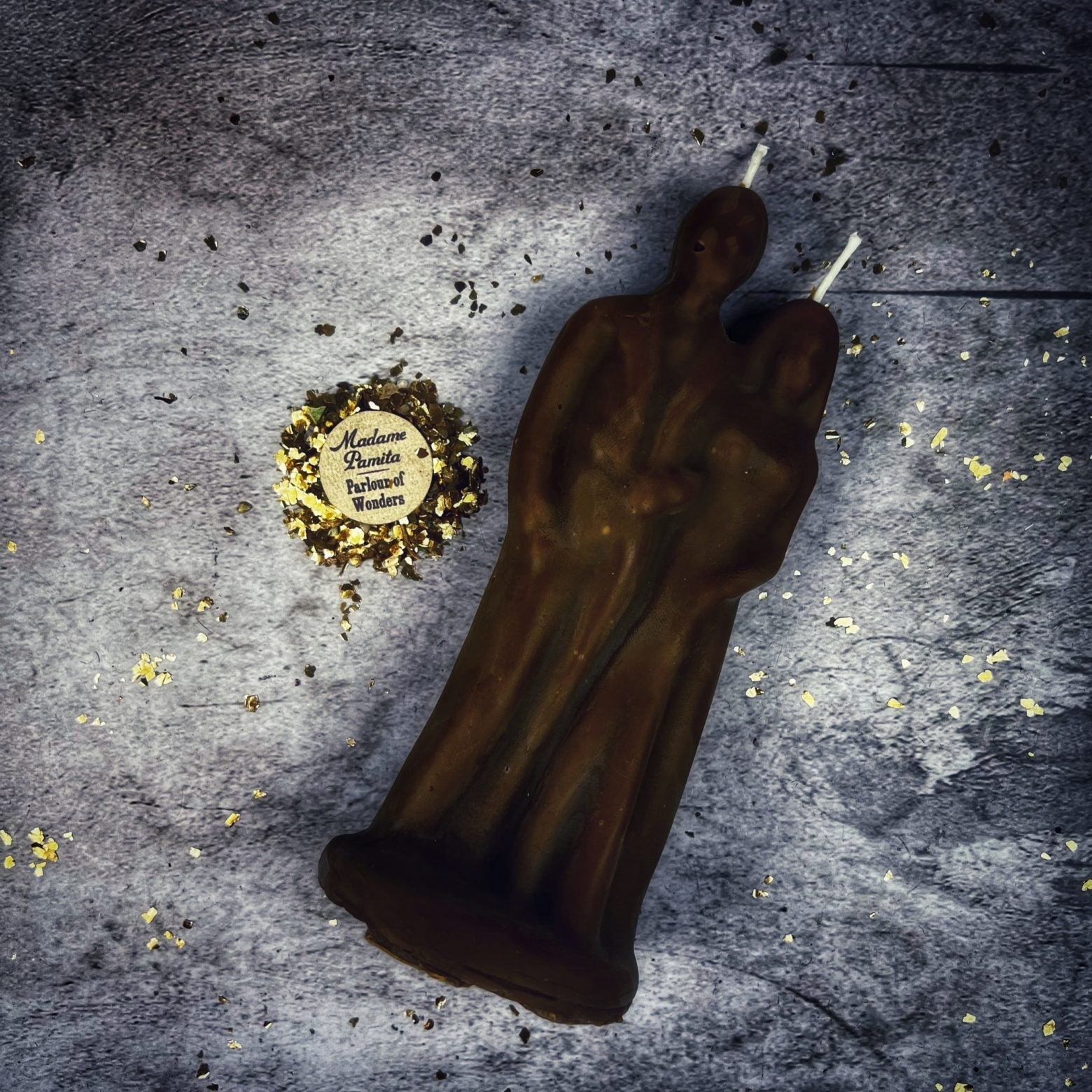 Beeswax Happy Marriage Spell Candle - Commitment & Union Magic