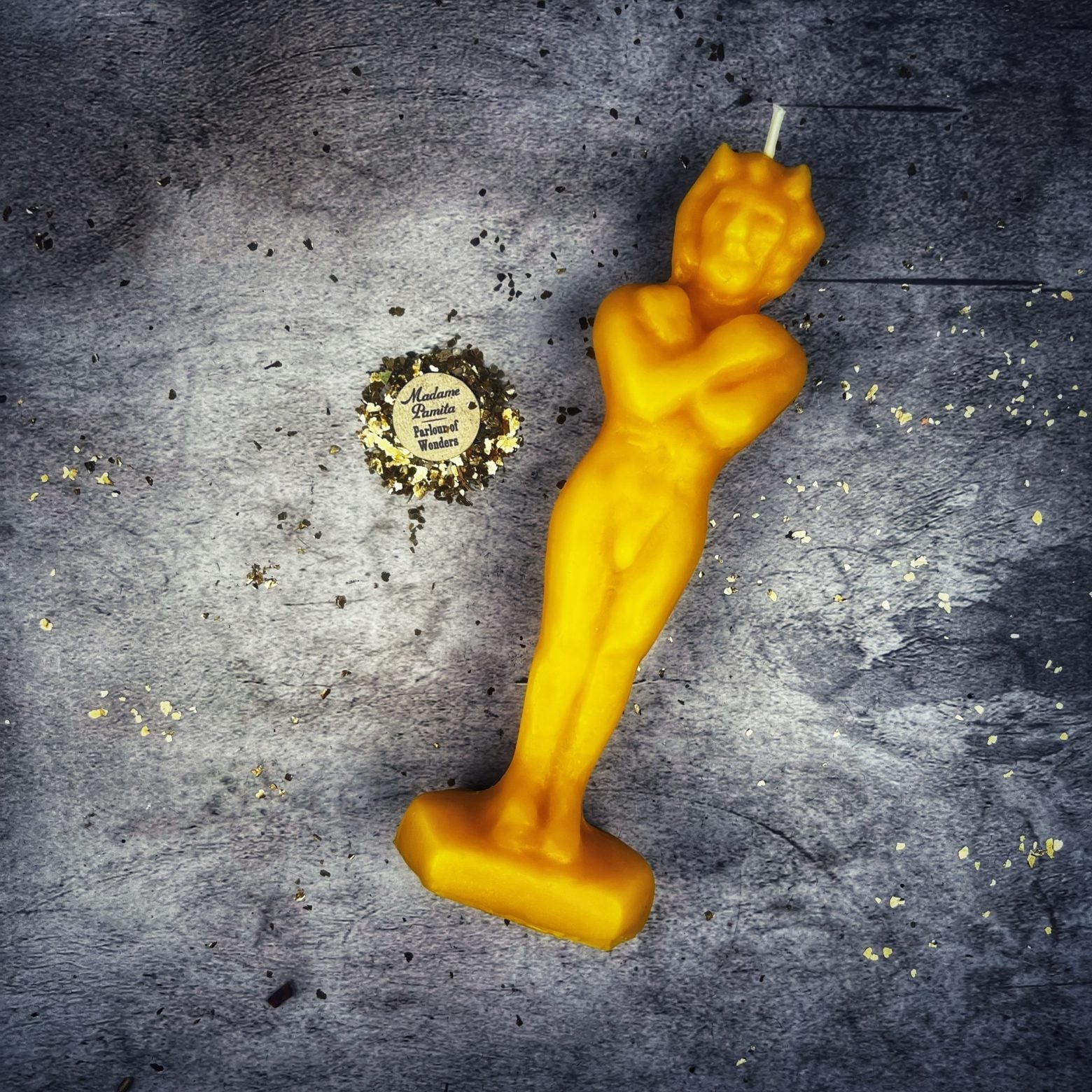 Beeswax Pan God of the Wild Spell Candle - Wild Nature & Divine Sexuality Magic