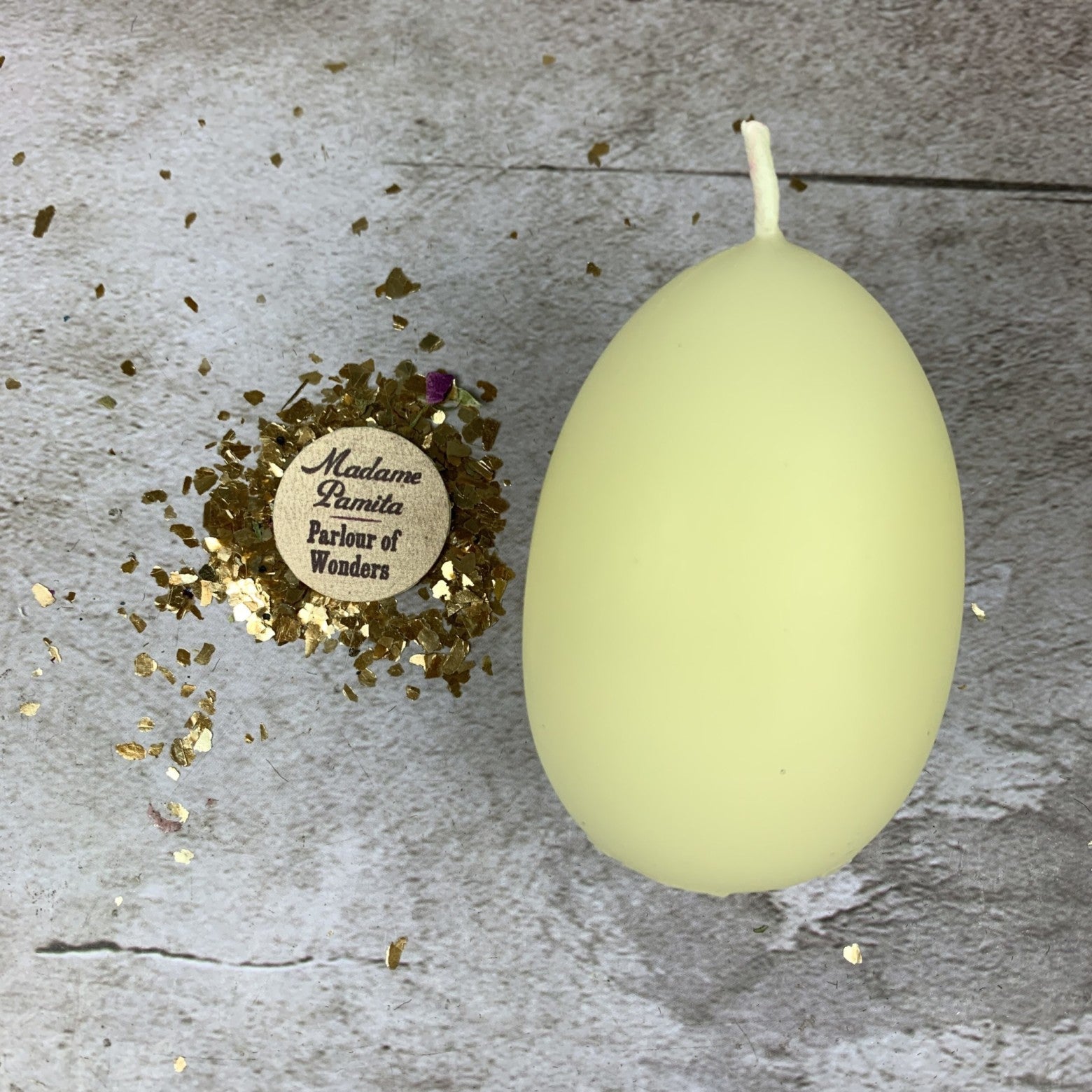 Beeswax Egg Talisman Spell Candle - New Beginnings & Fertility Magic