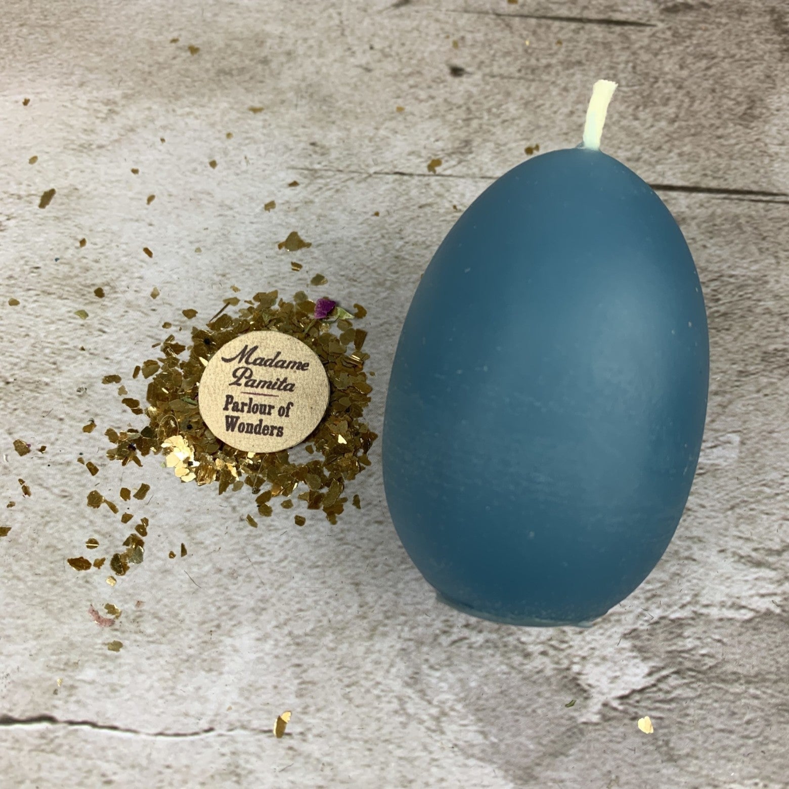 Beeswax Egg Talisman Spell Candle - New Beginnings & Fertility Magic