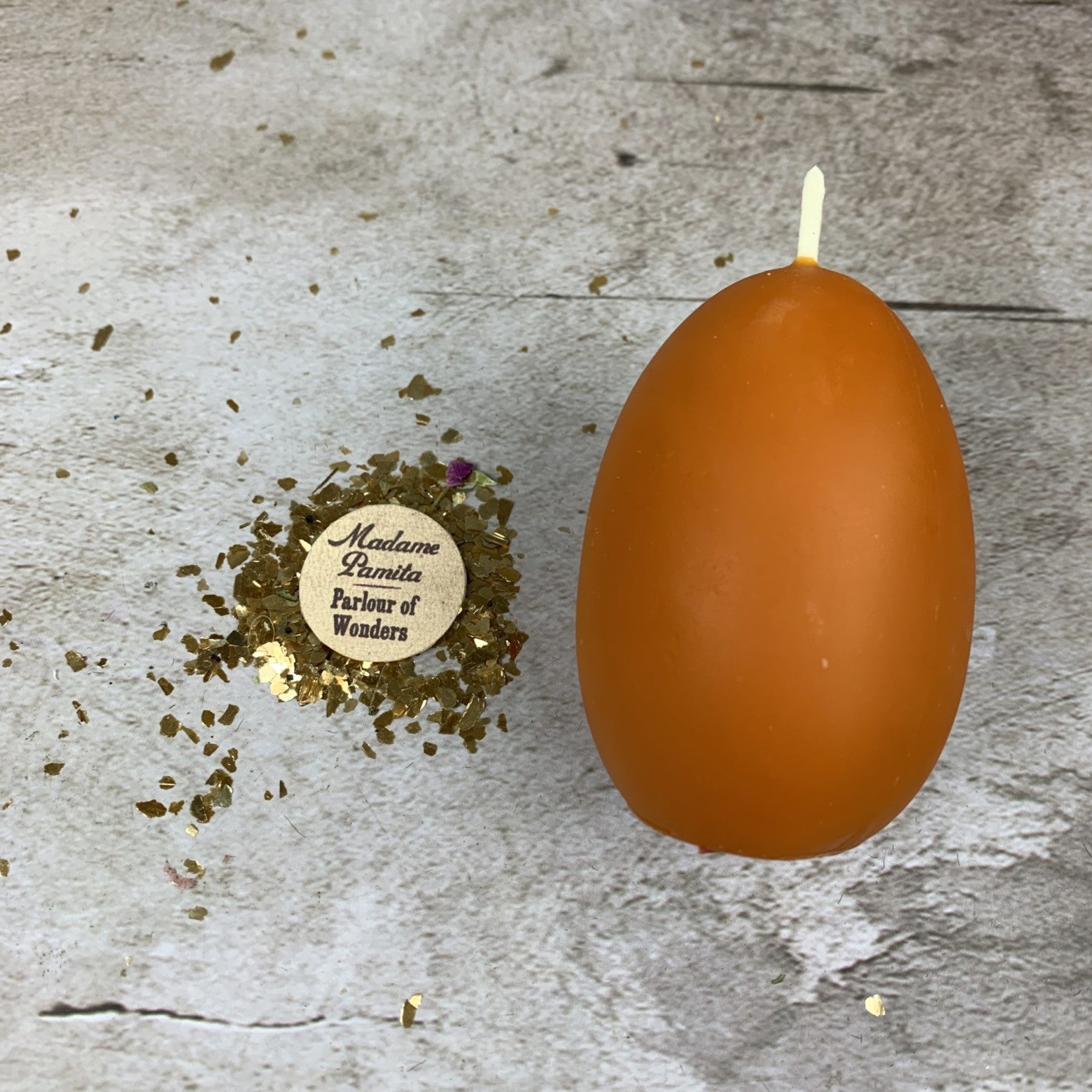 Beeswax Egg Talisman Spell Candle - New Beginnings & Fertility Magic