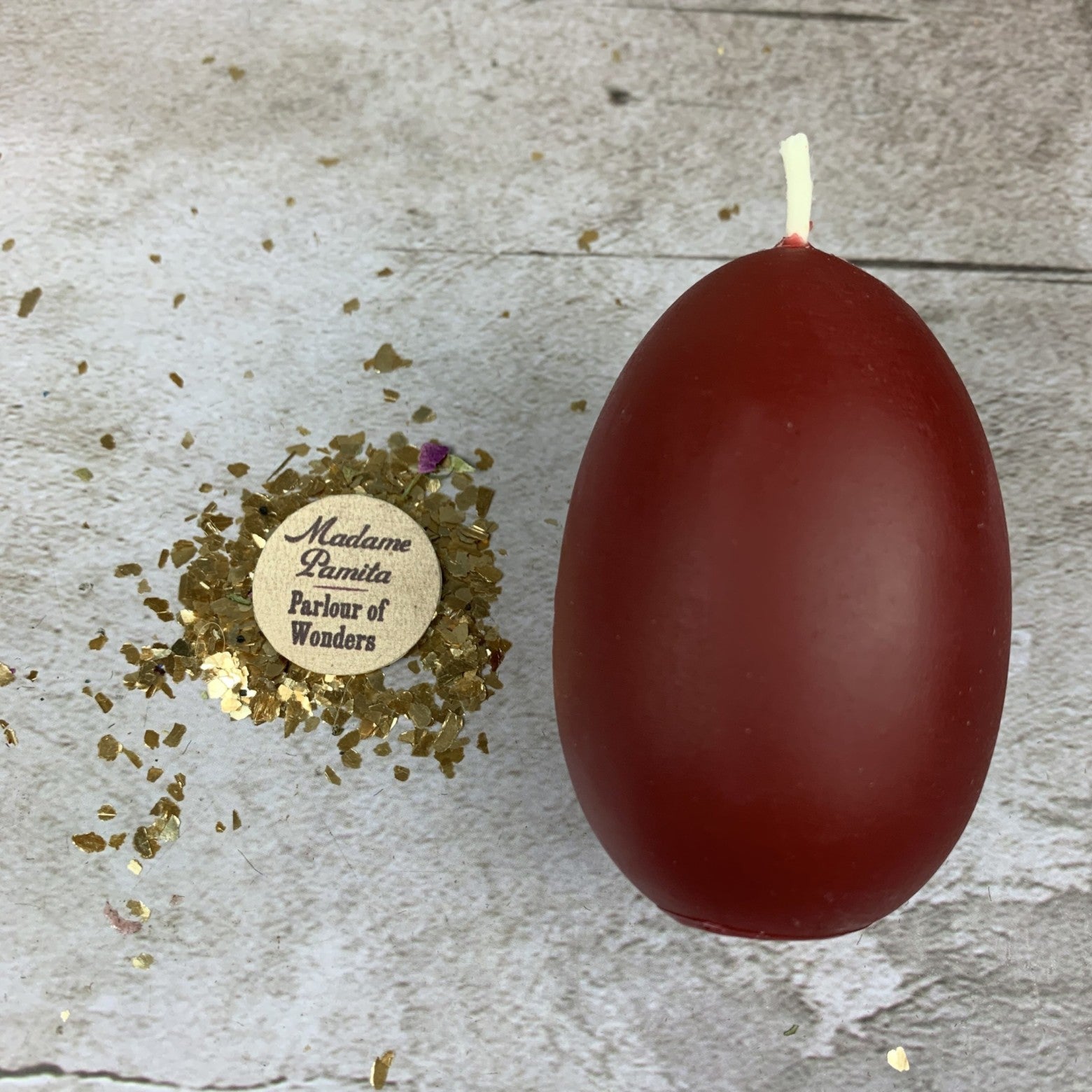 Beeswax Egg Talisman Spell Candle - New Beginnings & Fertility Magic