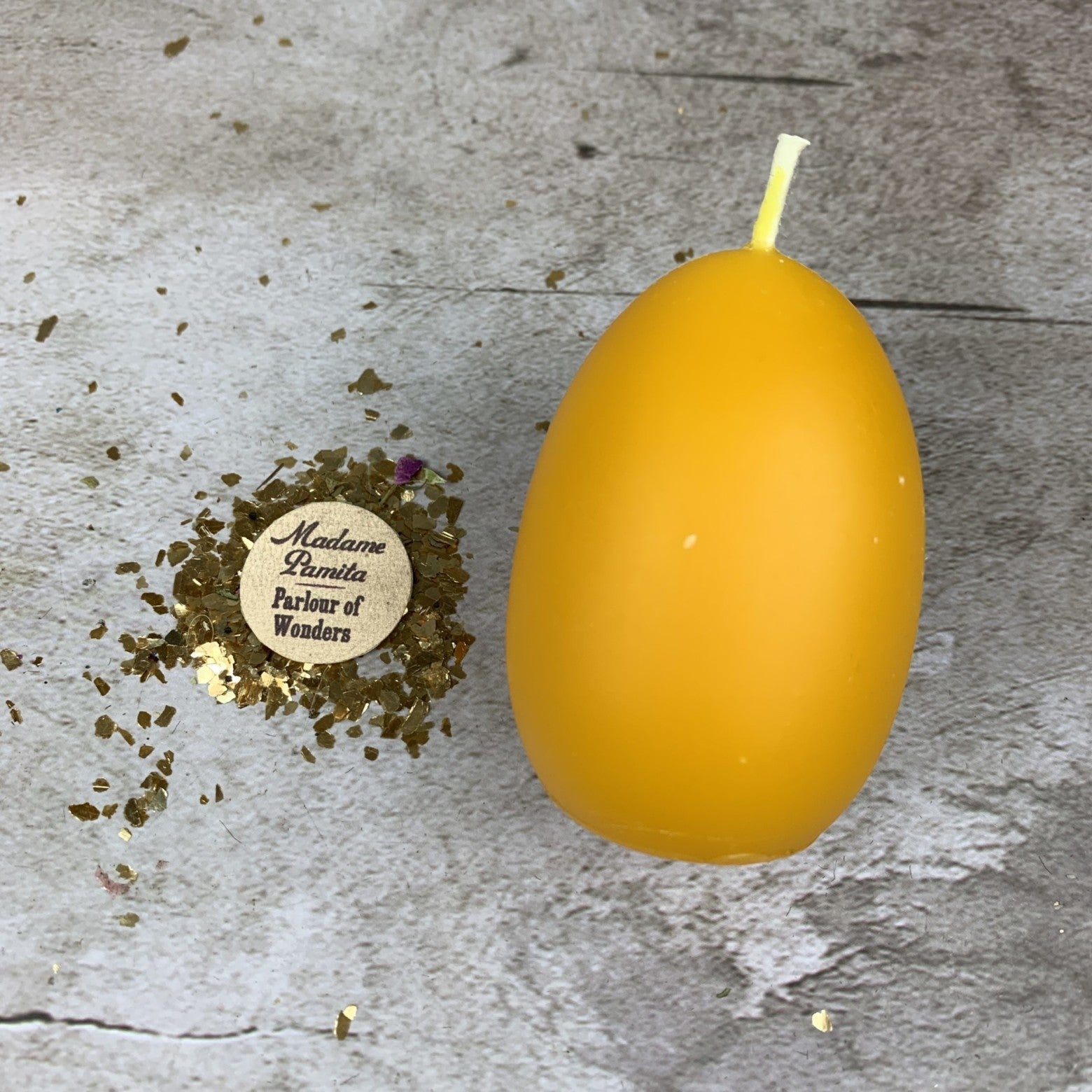 Beeswax Egg Talisman Spell Candle - New Beginnings & Fertility Magic