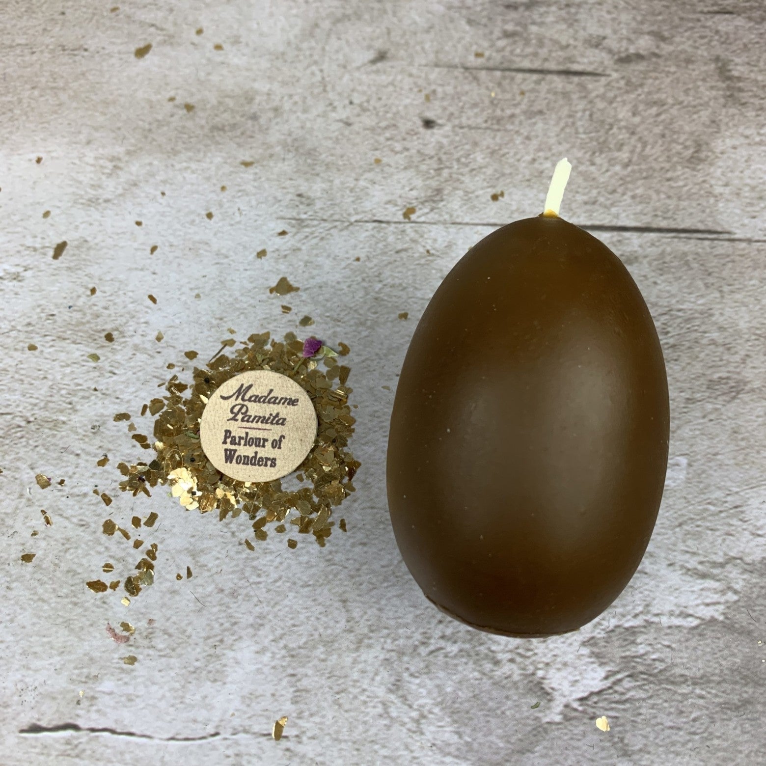 Beeswax Egg Talisman Spell Candle - New Beginnings & Fertility Magic