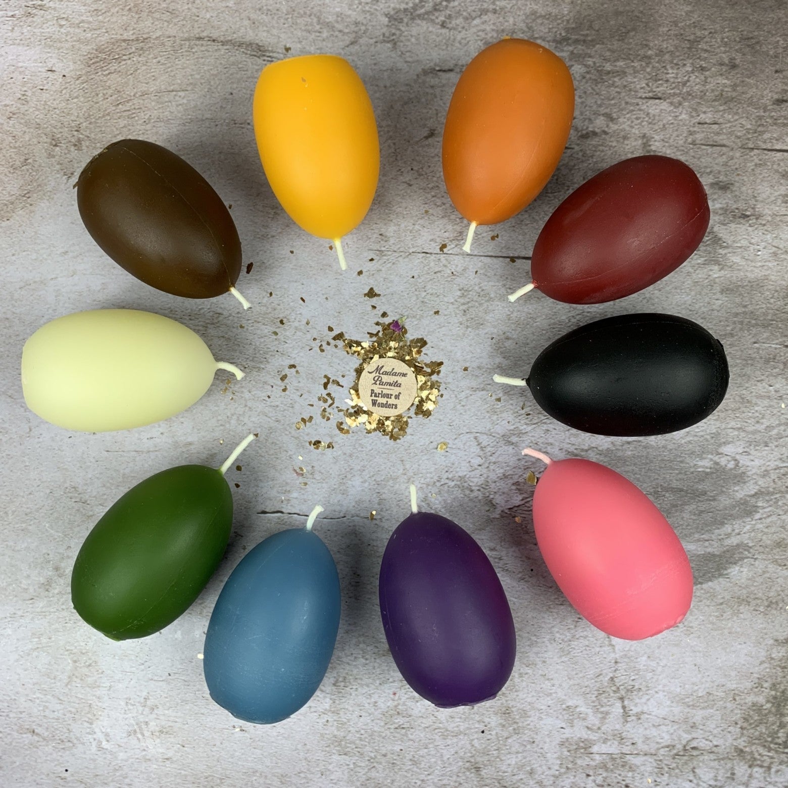 Beeswax Egg Talisman Spell Candle - New Beginnings & Fertility Magic