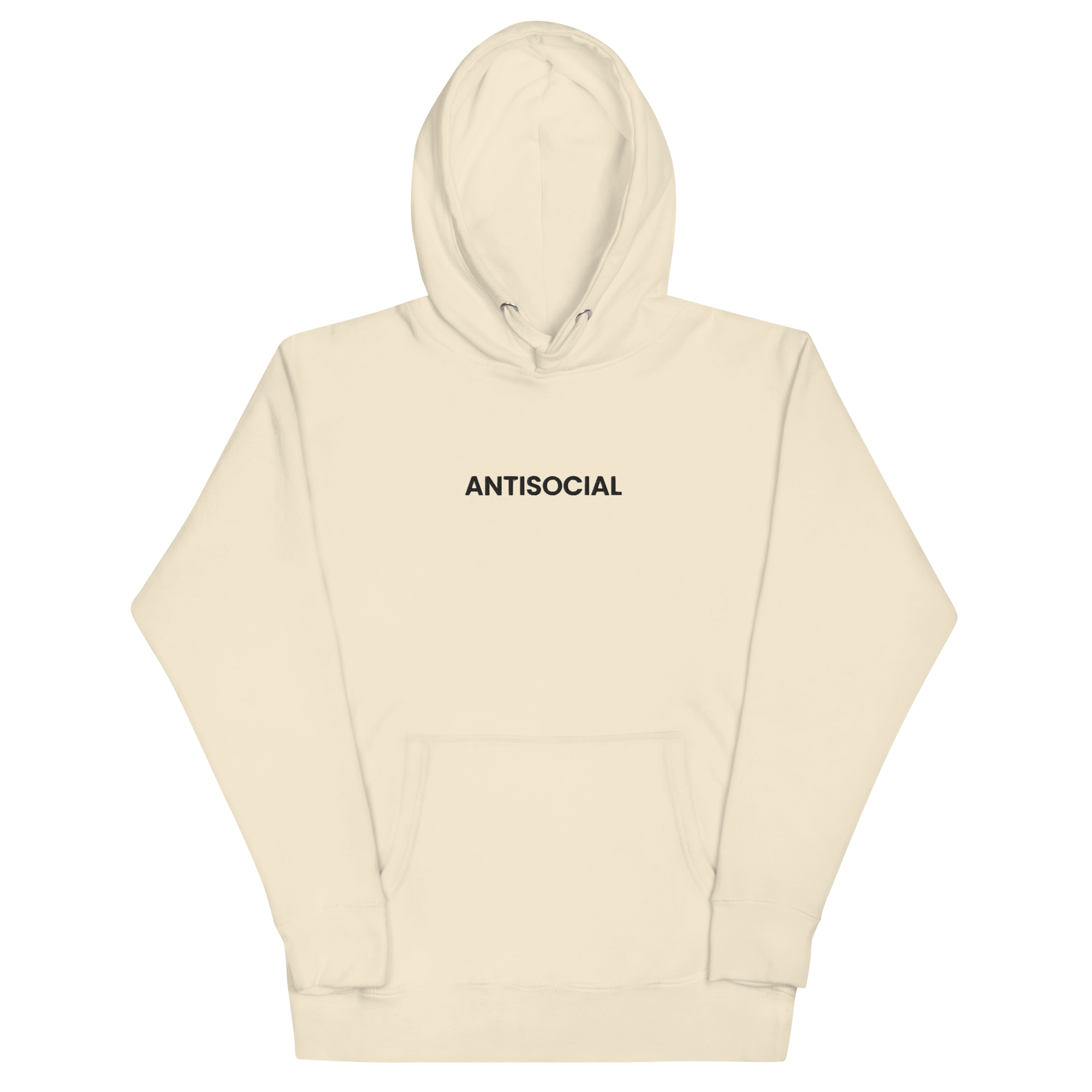 Antisocial Embroidered Hoodie